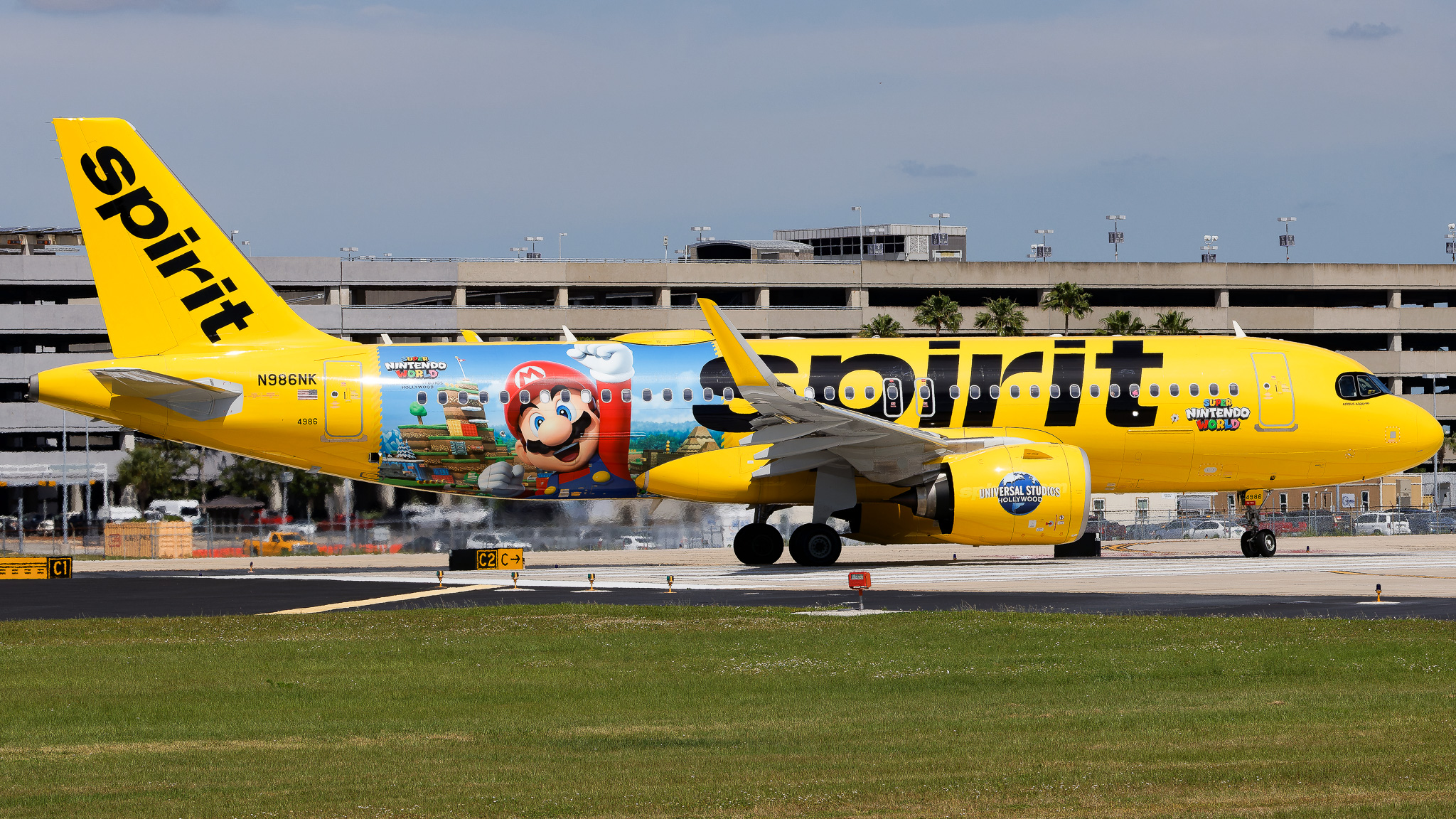 Full size: Spirit Airlines Airbus A320NEO N986NK at Tampa International Airport
