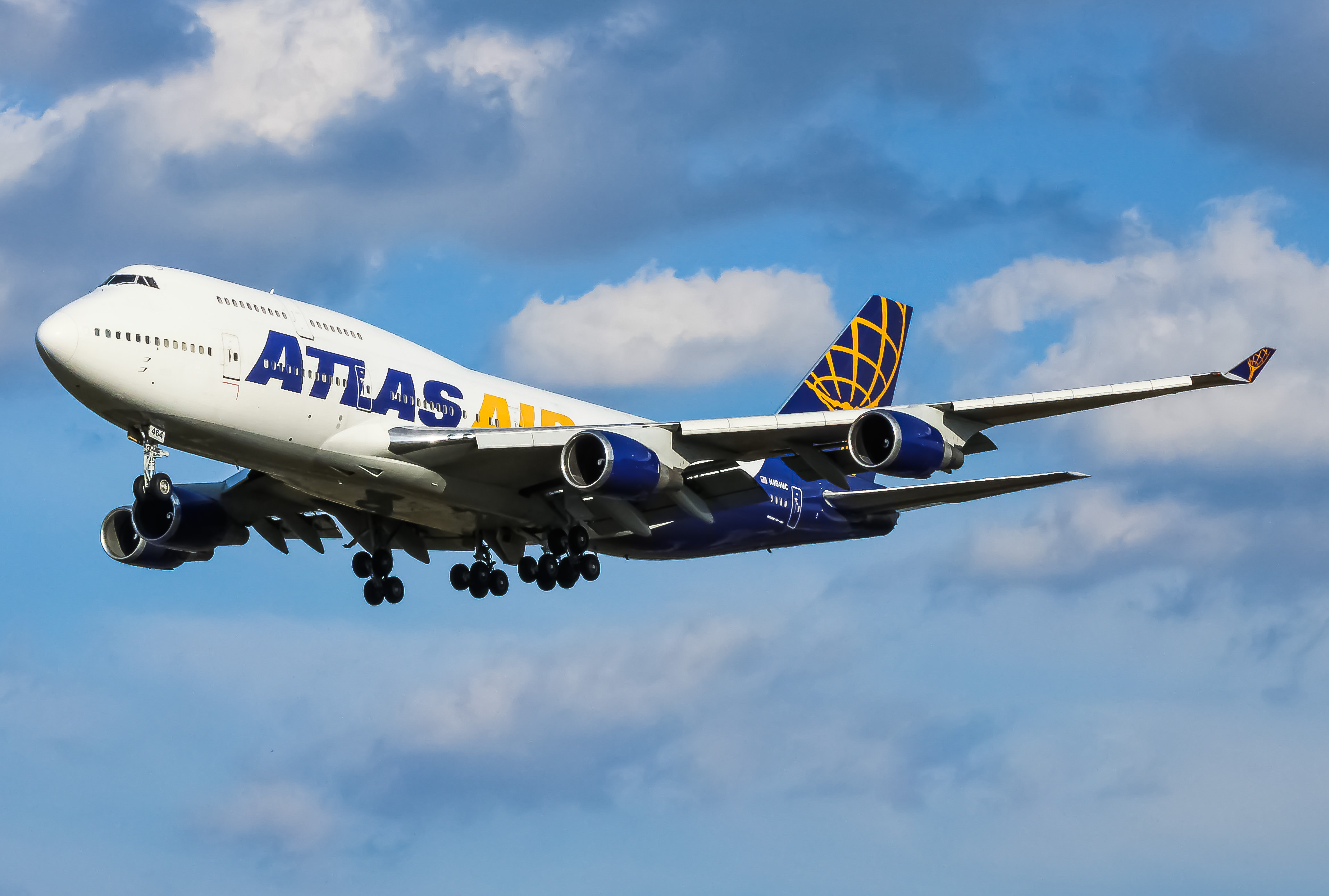 Full size: Atlas Air Boeing 747-400 N464MC at Baltimore/Washington International Thurgood Marshall Airport