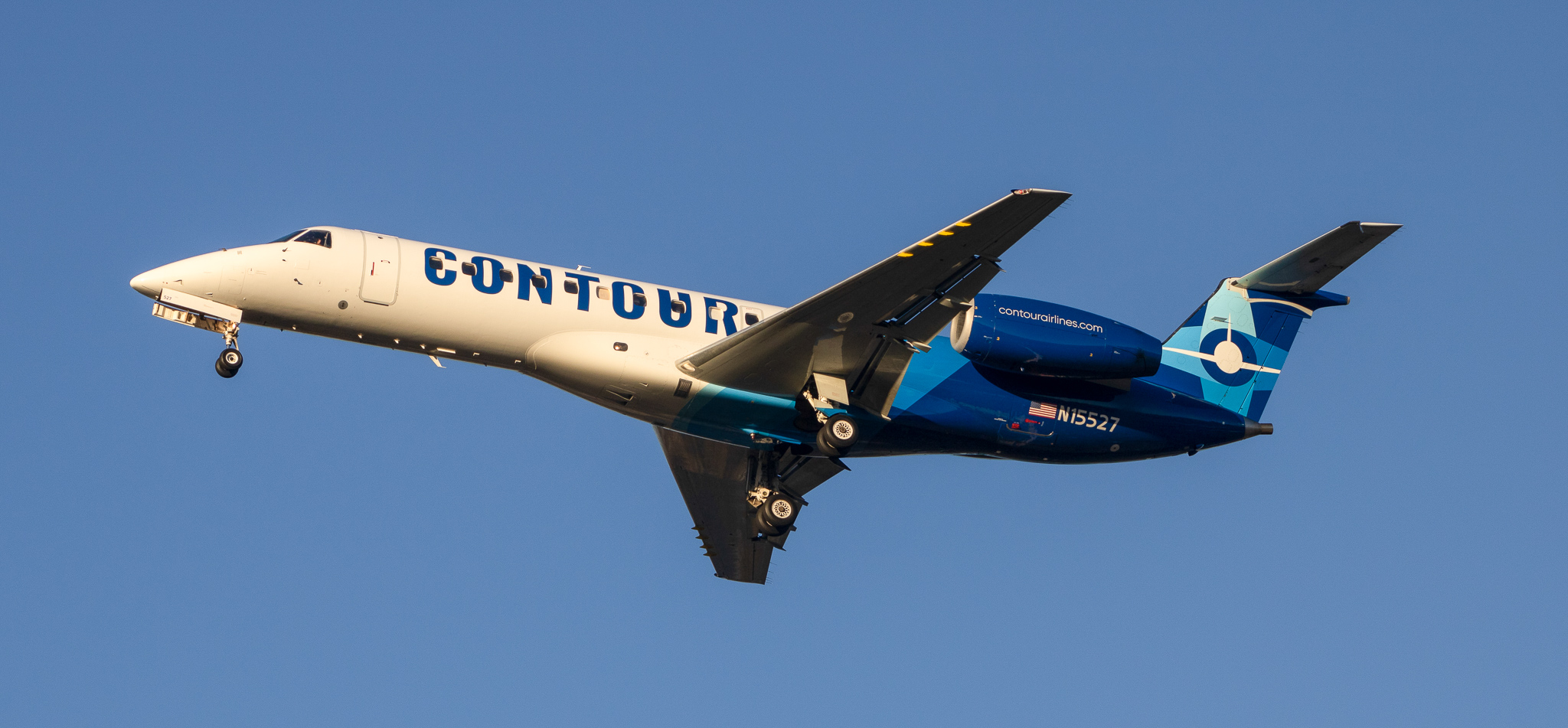 Full size: Contour Airlines Embraer ERJ135 N15527 at Baltimore/Washington International Thurgood Marshall Airport