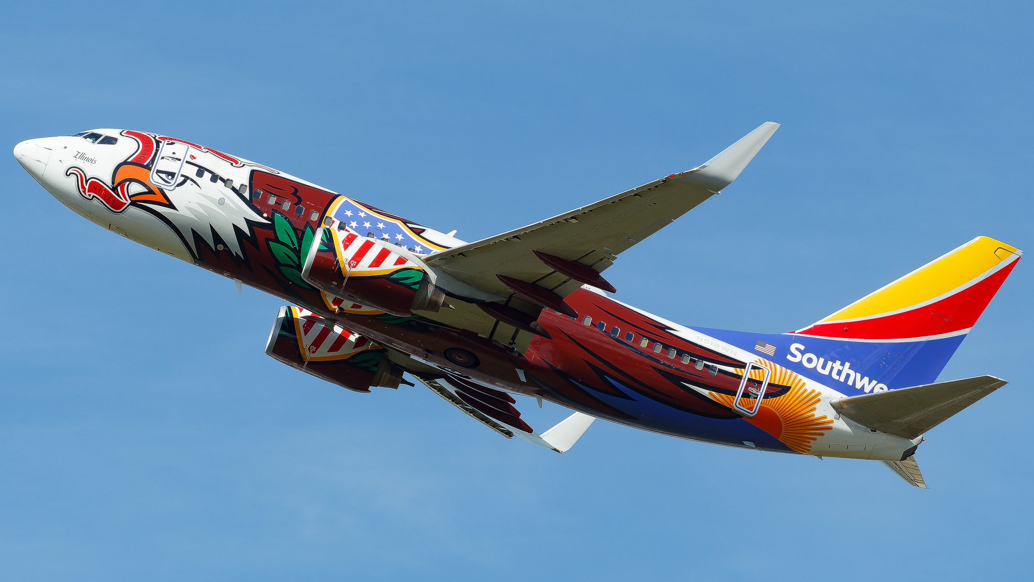 Full size: Southwest Airlines Boeing 737-700 N918WN at Tampa International Airport
