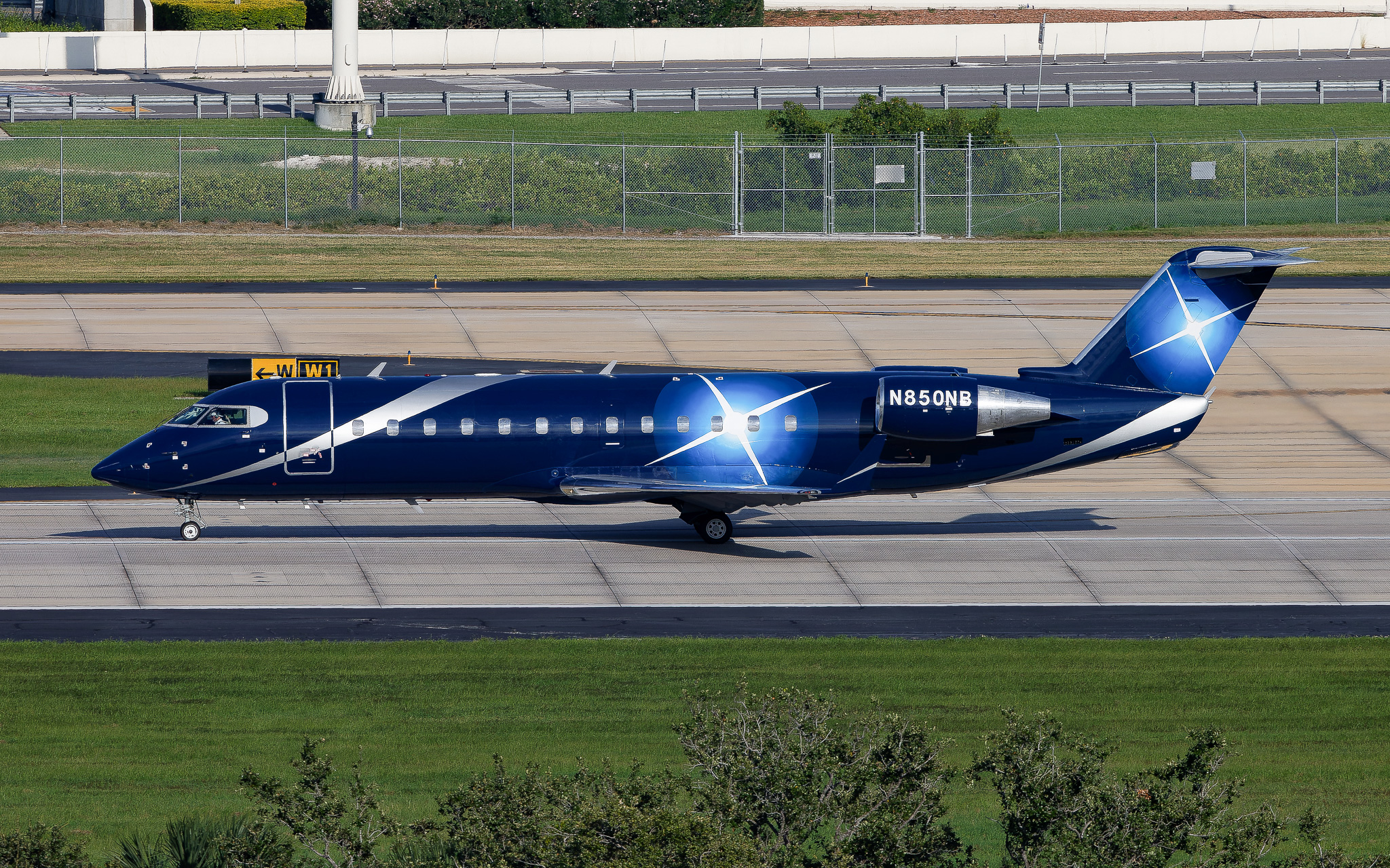 Full size: Liberty Charters Bombardier CRJ-200ER N850NB at Tampa International Airport