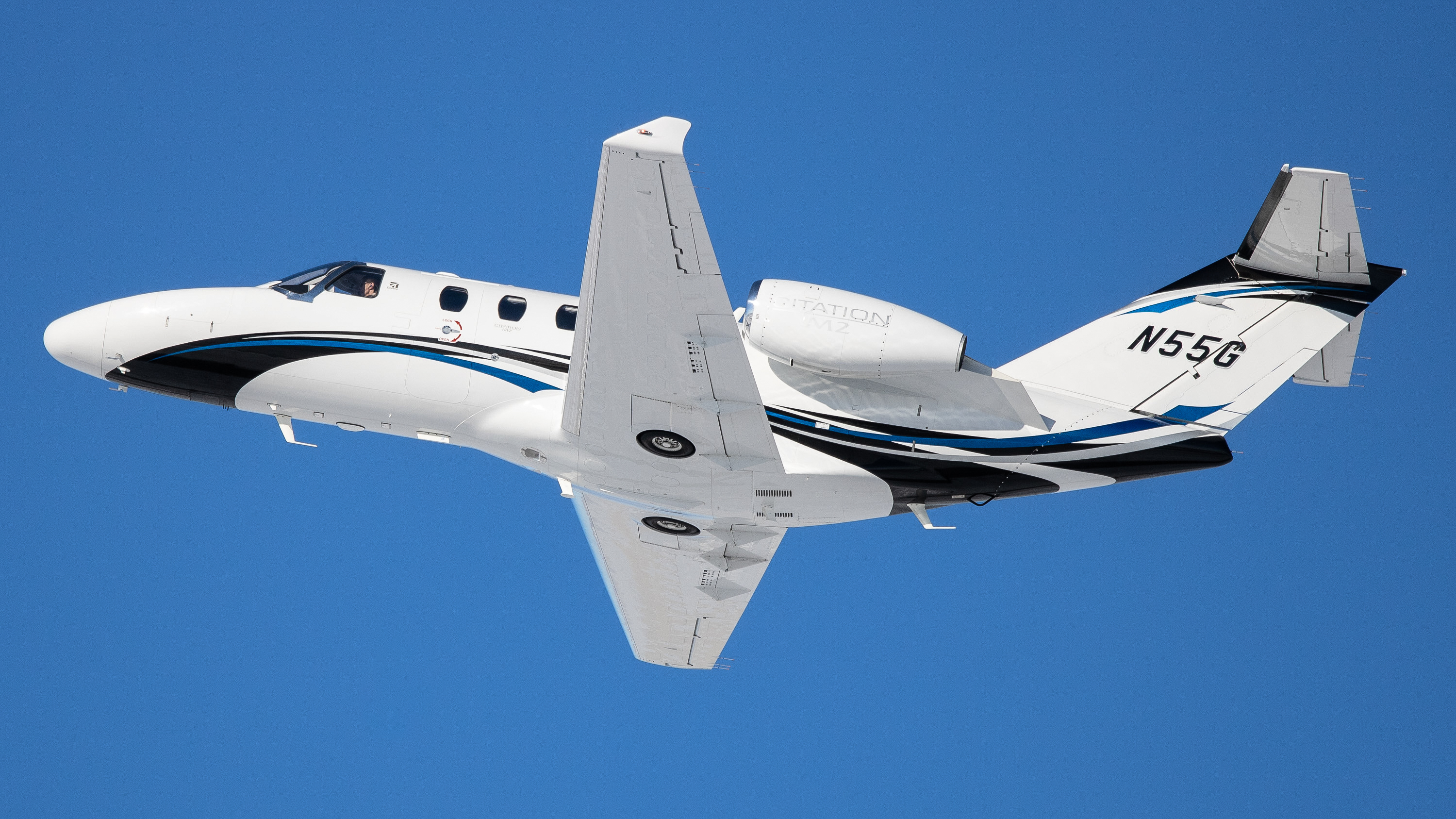 Full size: PRIVATE Cessna 525 Citation M2 N55G at Denver International Airport
