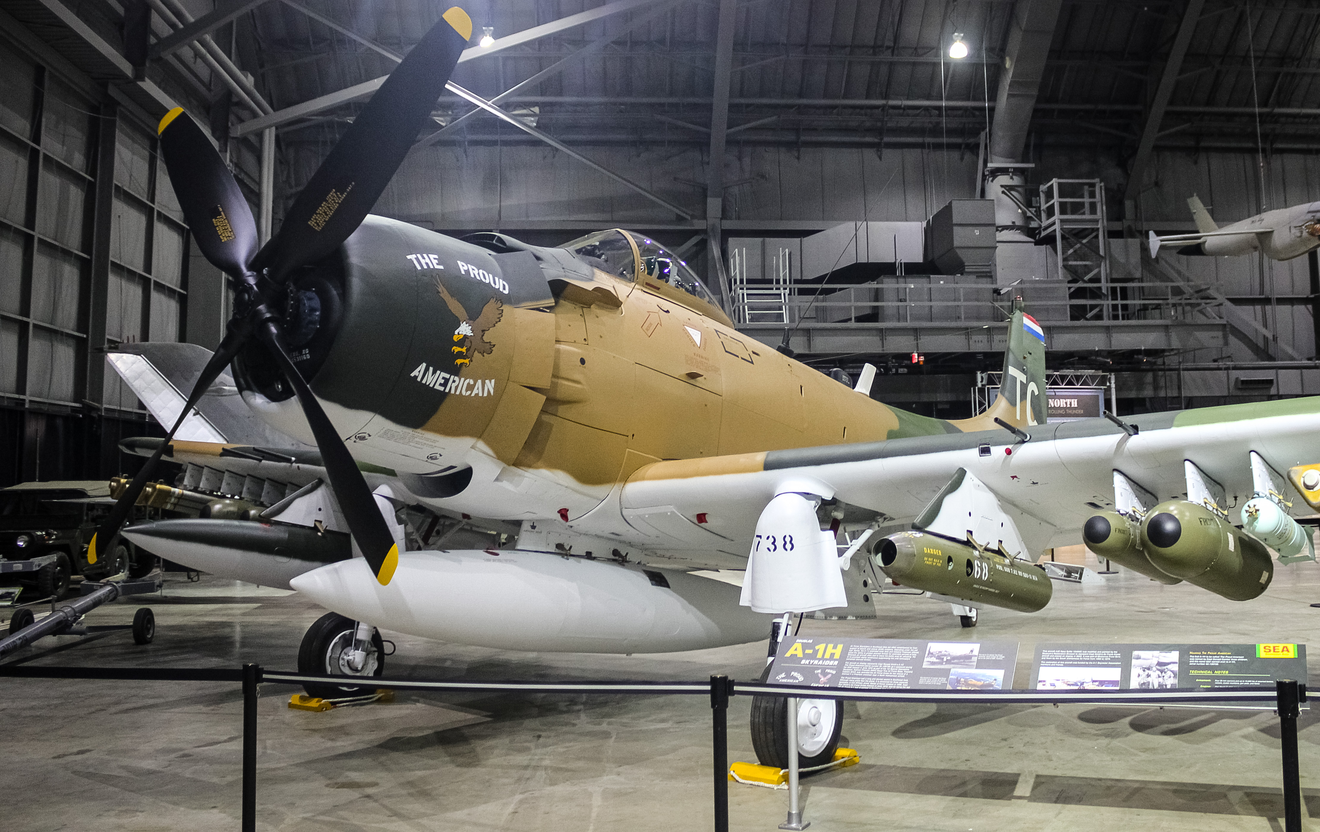 Full size: USAF - United States Air Force Douglas A-1 Skyraider N/A at Wright-Patterson Air Force Base