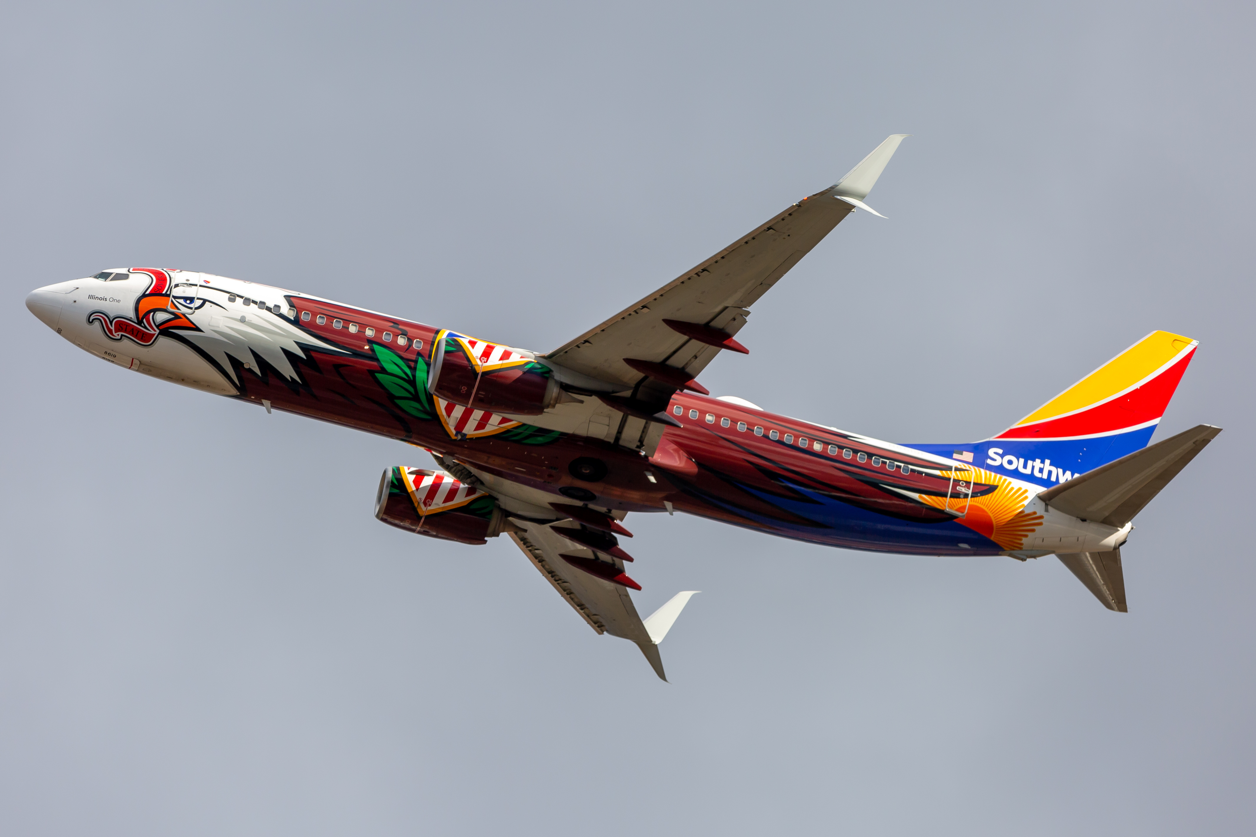 Full size: Southwest Airlines Boeing 737-800 N8619F at Baltimore/Washington International Thurgood Marshall Airport