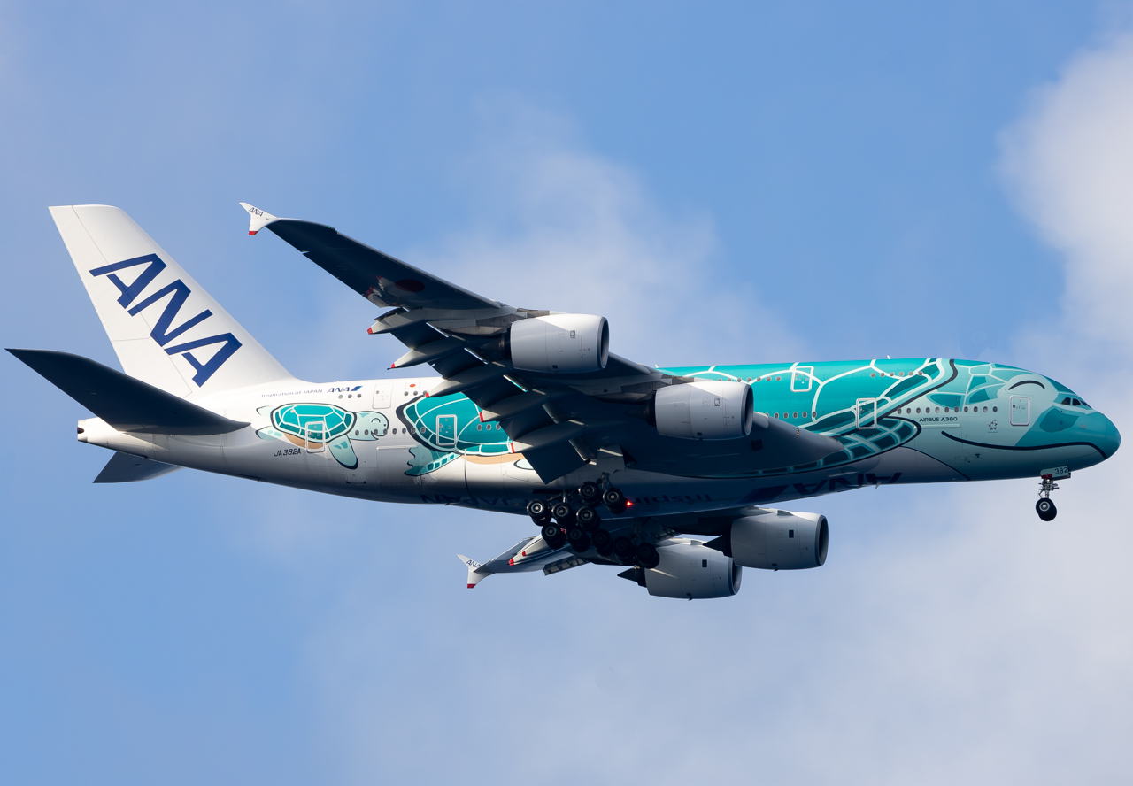 Full size: All Nippon Airways Airbus A380-800 JA382A at Daniel K Inouye International Airport