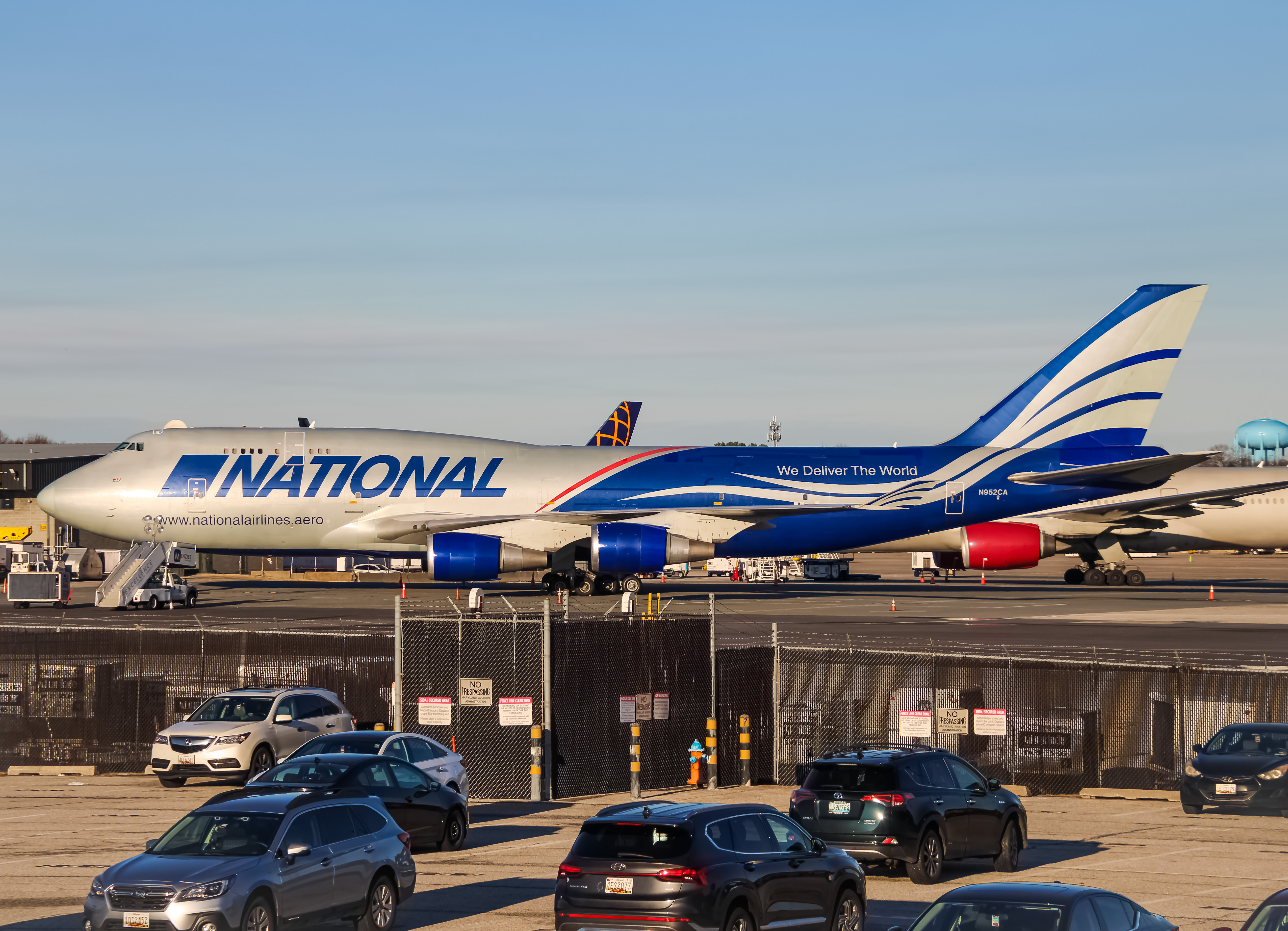 Full size: National Airlines Boeing 747-400F N952CA at Baltimore/Washington International Thurgood Marshall Airport