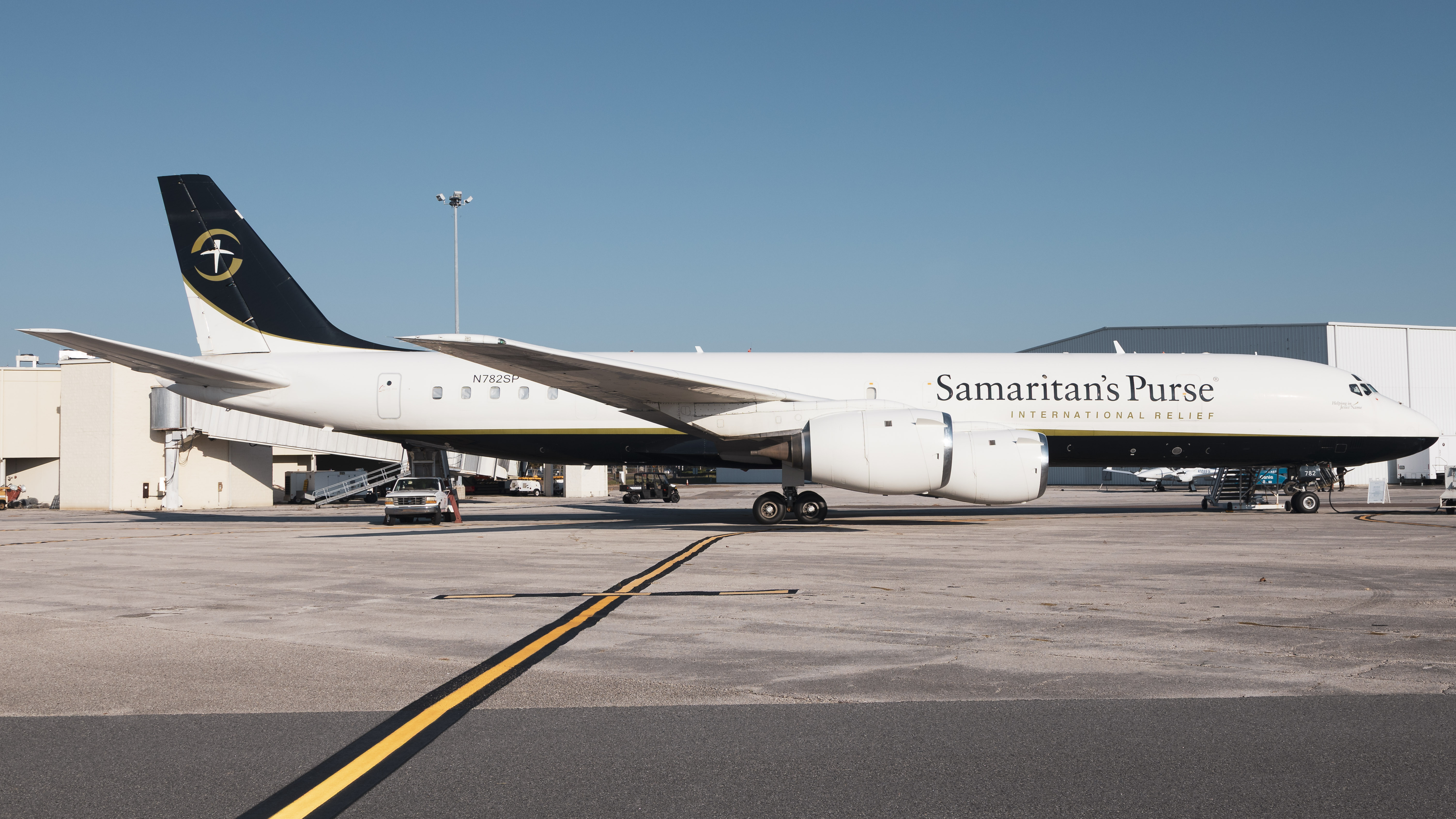 Full size: PRIVATE Douglas DC-8 N782SP at Daytona Beach International Airport