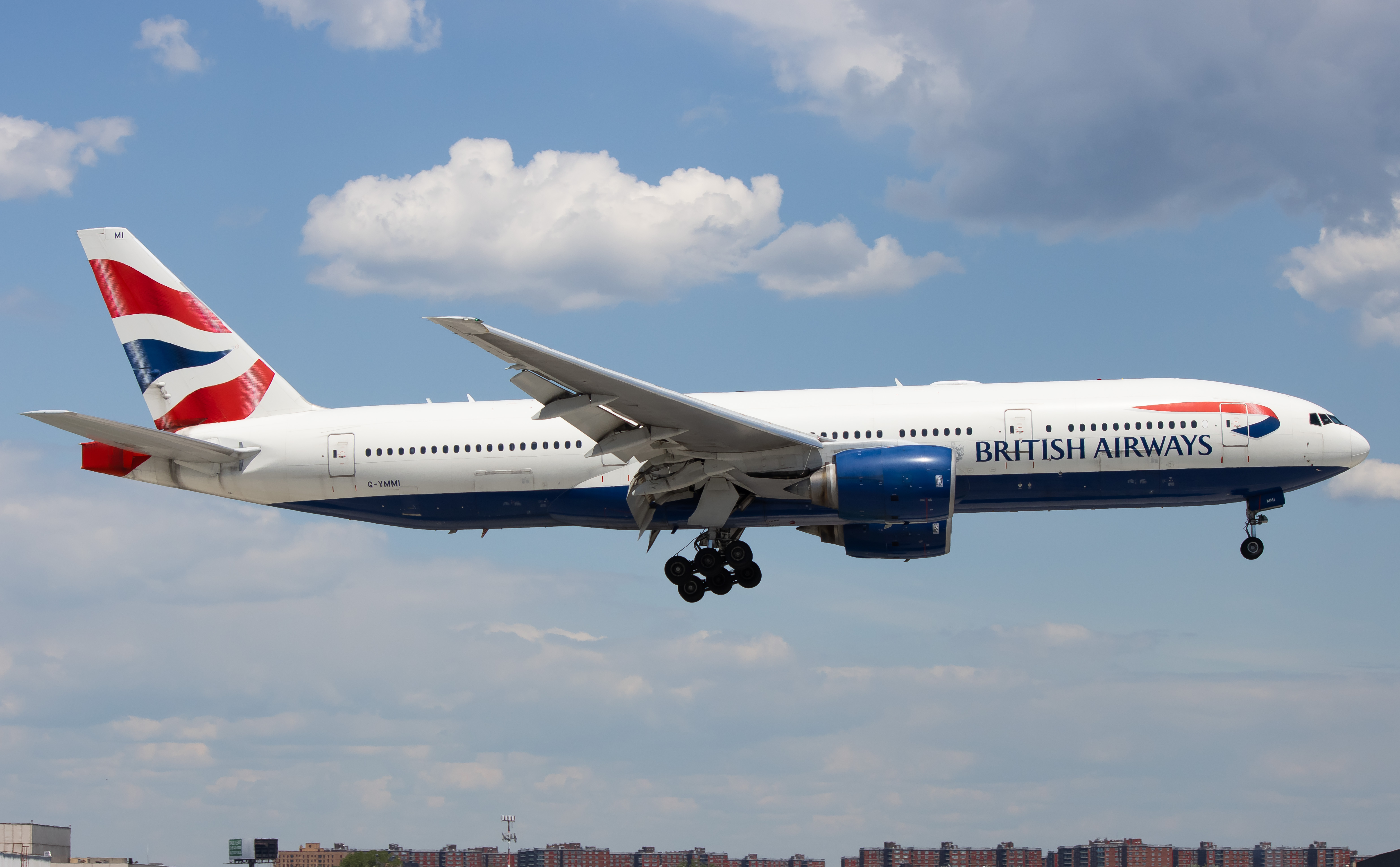Full size: British Airways Boeing 777-200ER G-YMMI at John F. Kennedy International Airport