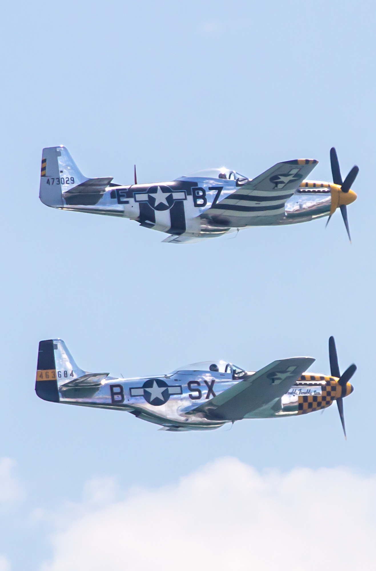 Full size: PRIVATE North American P-51 Mustang NL51JB at Atlantic City International Airport