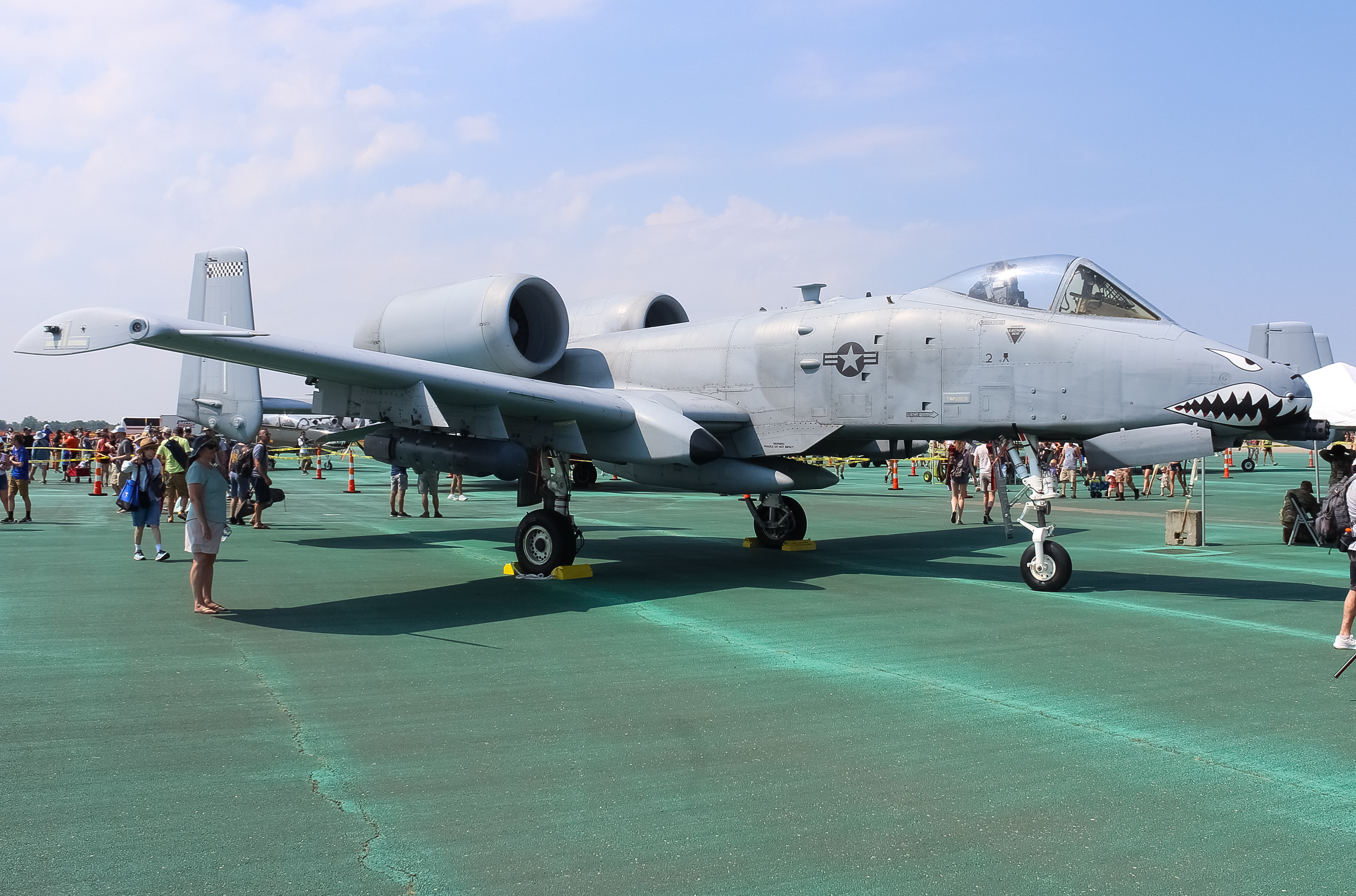 Full size: USAF - United States Air Force Fairchild A-10 Thunderbolt N/A at James M Cox Dayton International Airport