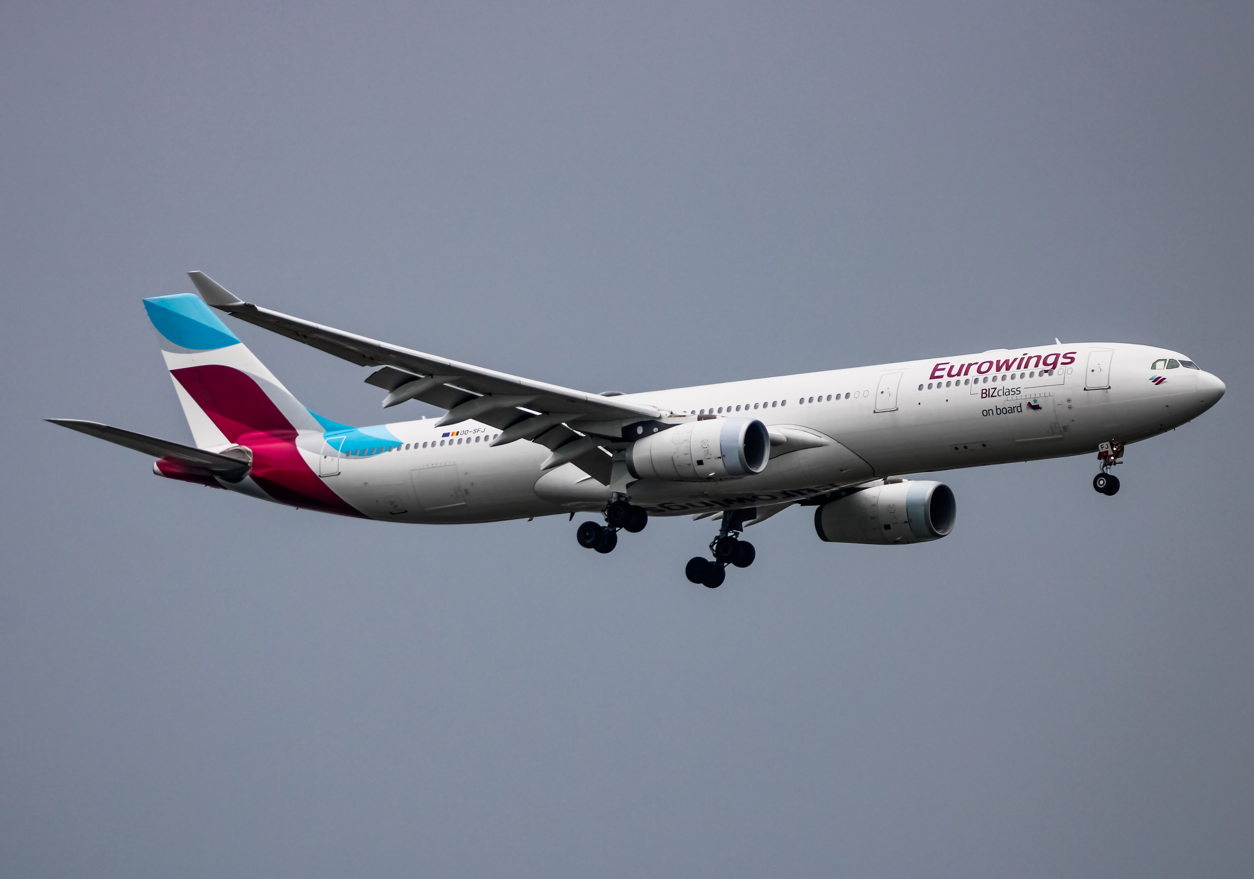 Full size: Eurowings Airbus A330-300 OO-SFJ at Washington Dulles International Airport