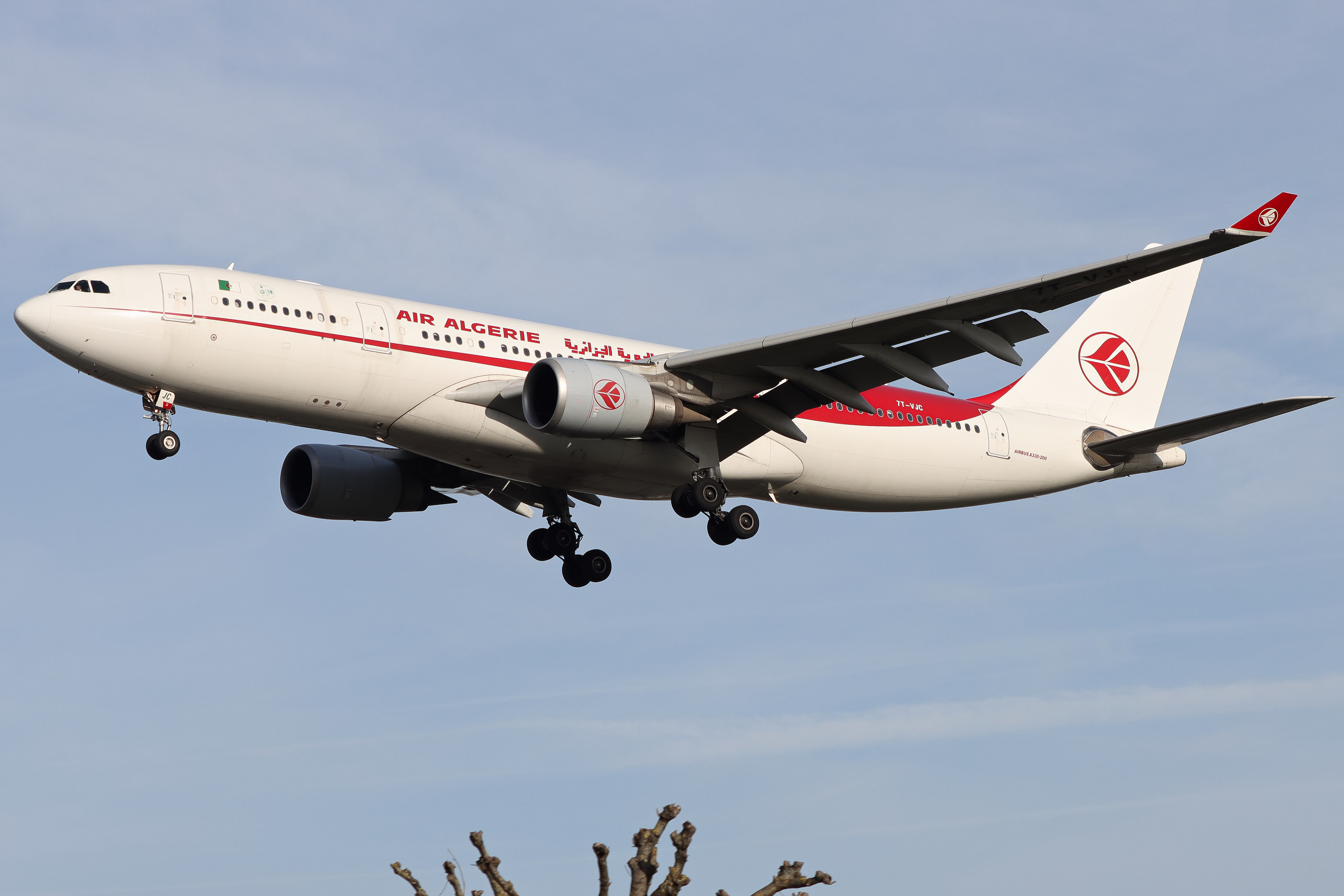 Full size: Air Algerie Airbus A330-200 7T-VJC at London Heathrow International Airport