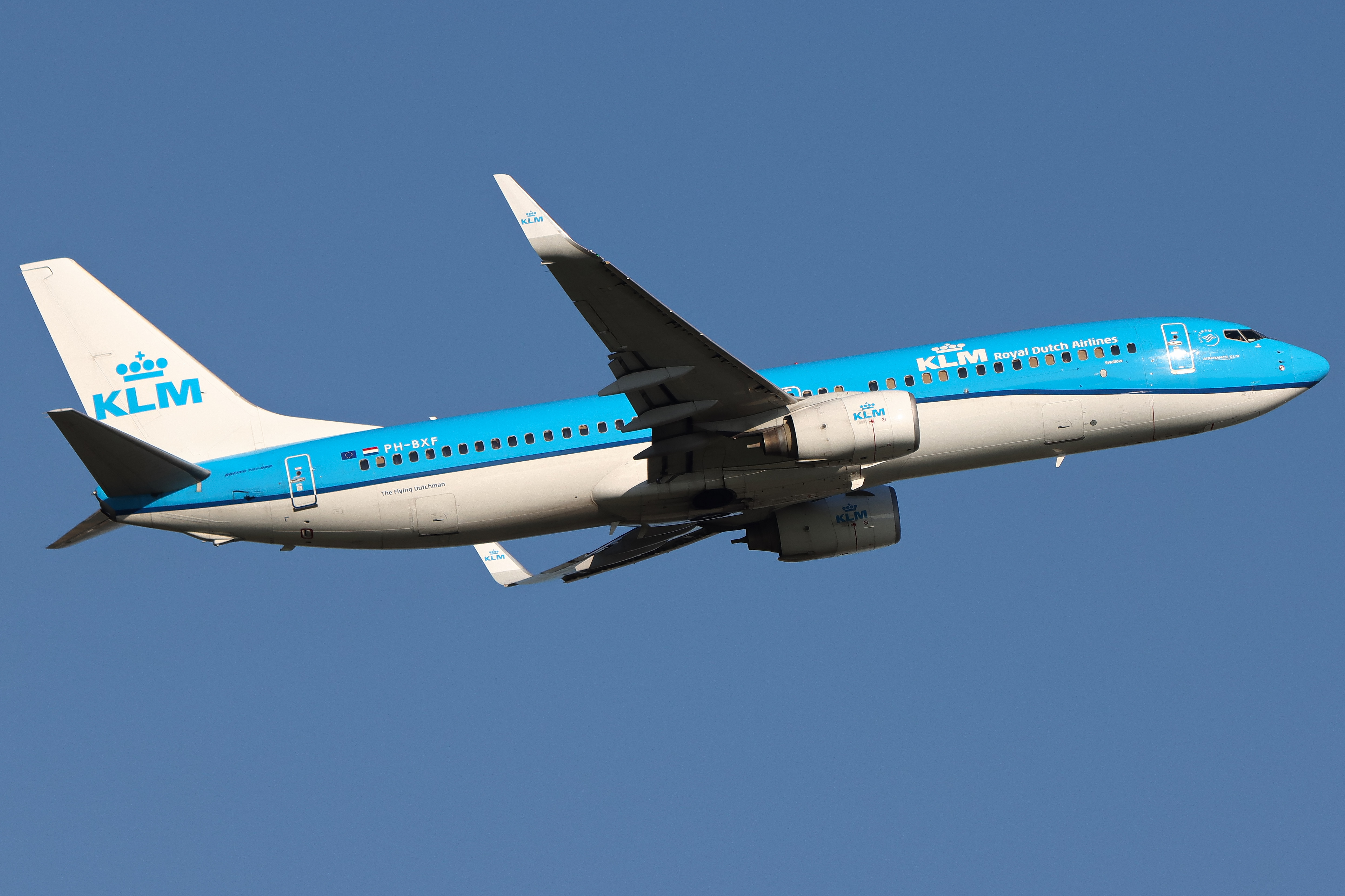 Full size: KLM Boeing 737-800 PH-BXF at Amsterdam Schiphol Airport