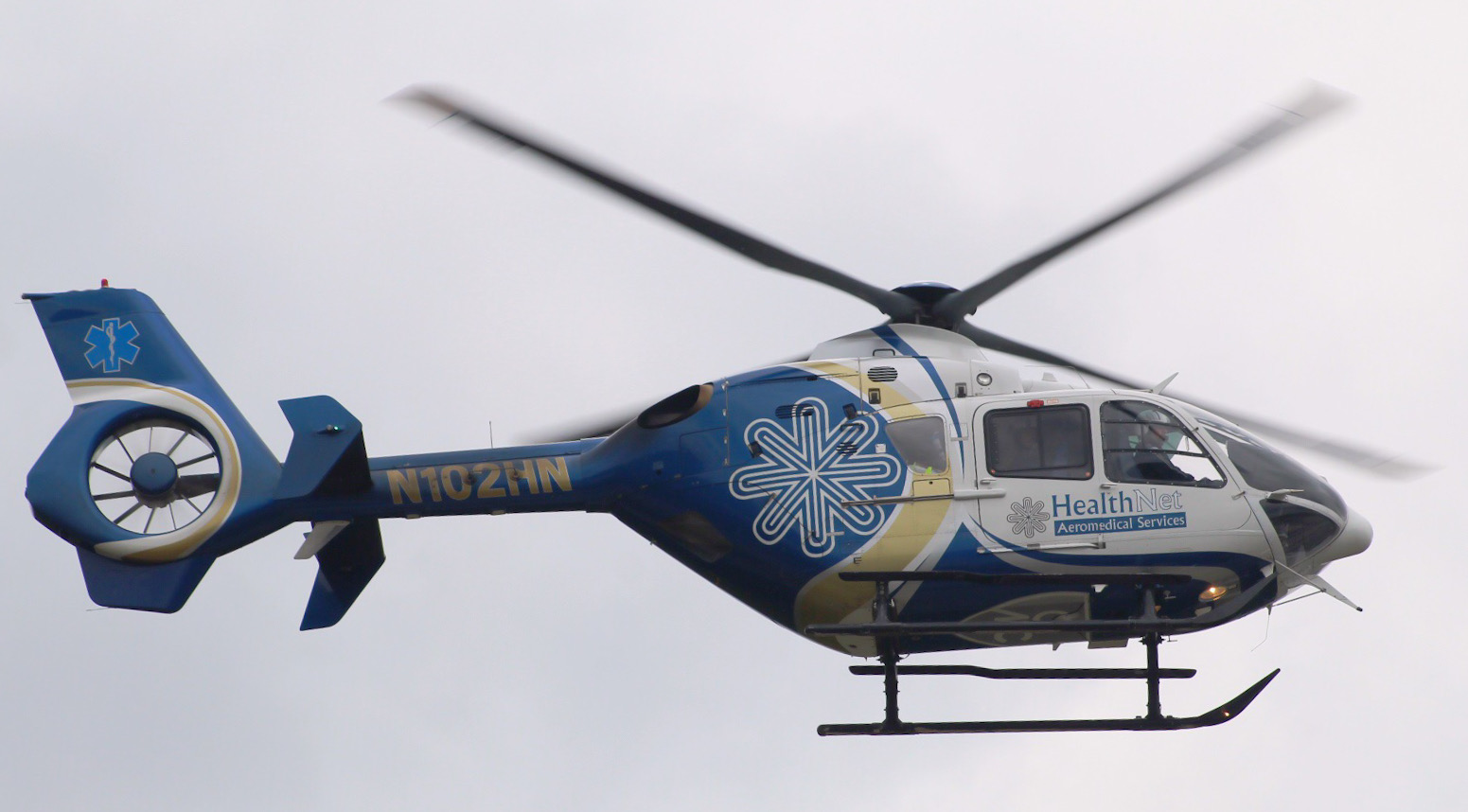 Full size: HealthNet  Eurocopter Ec-135 N102HN at York Airport