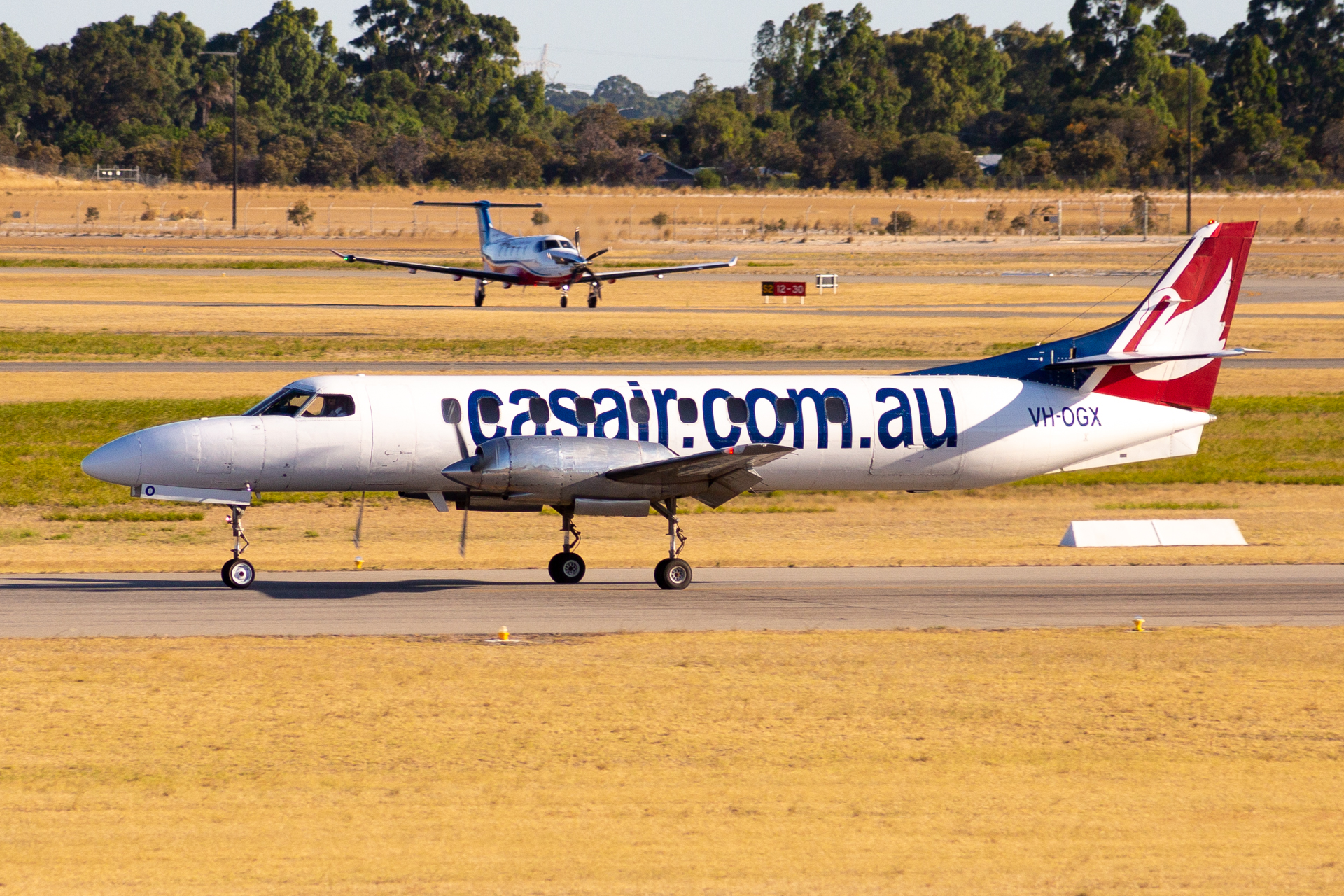 Full size: Casair Fairchild C-26 Metroliner VH-OGX at Perth Jandakot Airport