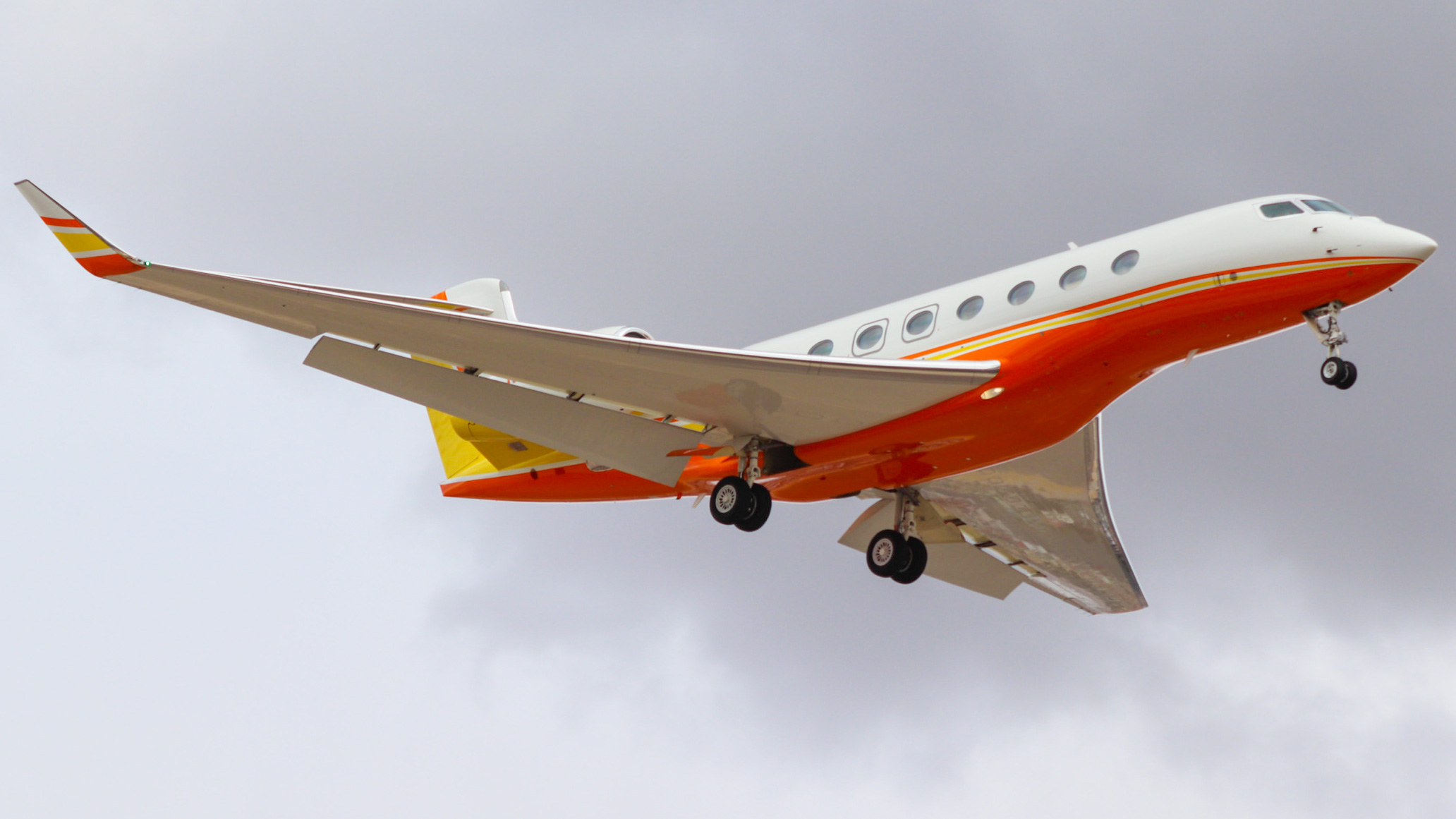 Full size: PRIVATE Gulfstream G650 N912GG at Harry Reid International Airport