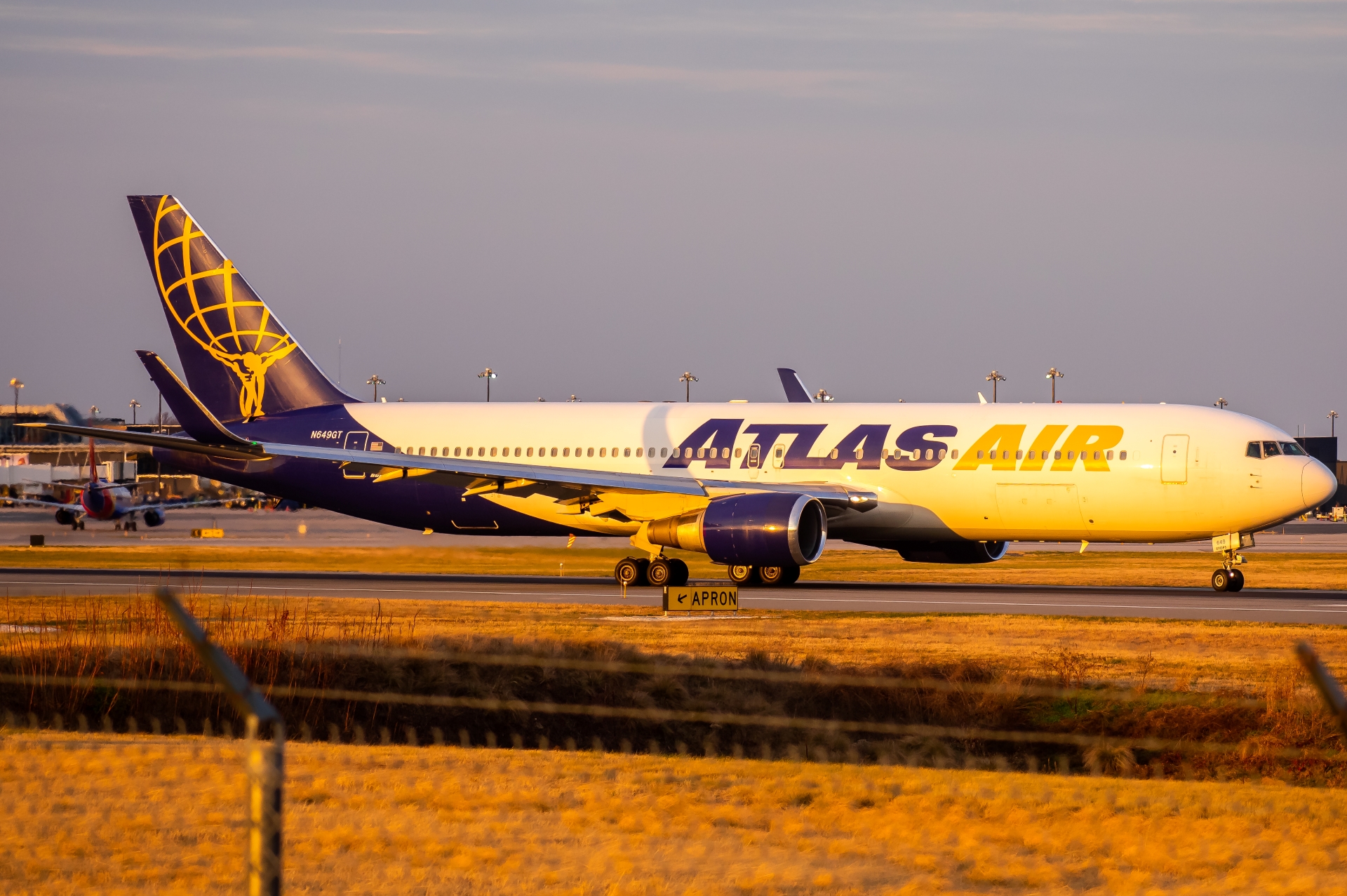 Full size: Atlas Air Boeing 767-300ER N649GT at Baltimore/Washington International Thurgood Marshall Airport