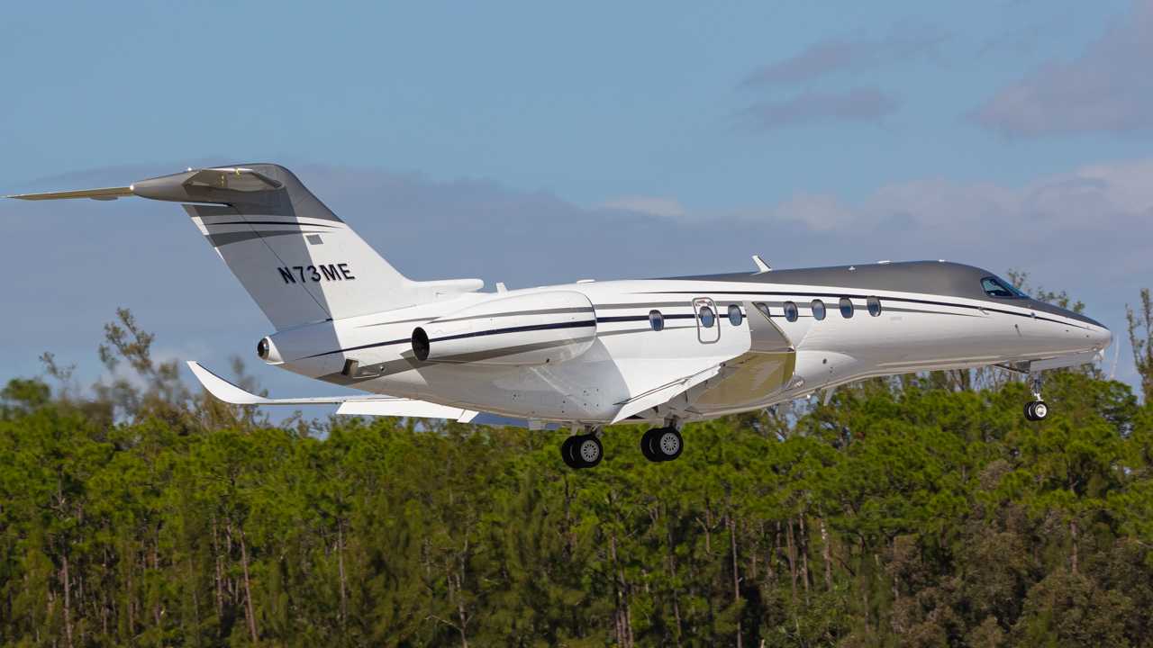 Full size: PRIVATE Cessna Citation Longitude N73ME at Naples Municipal Airport