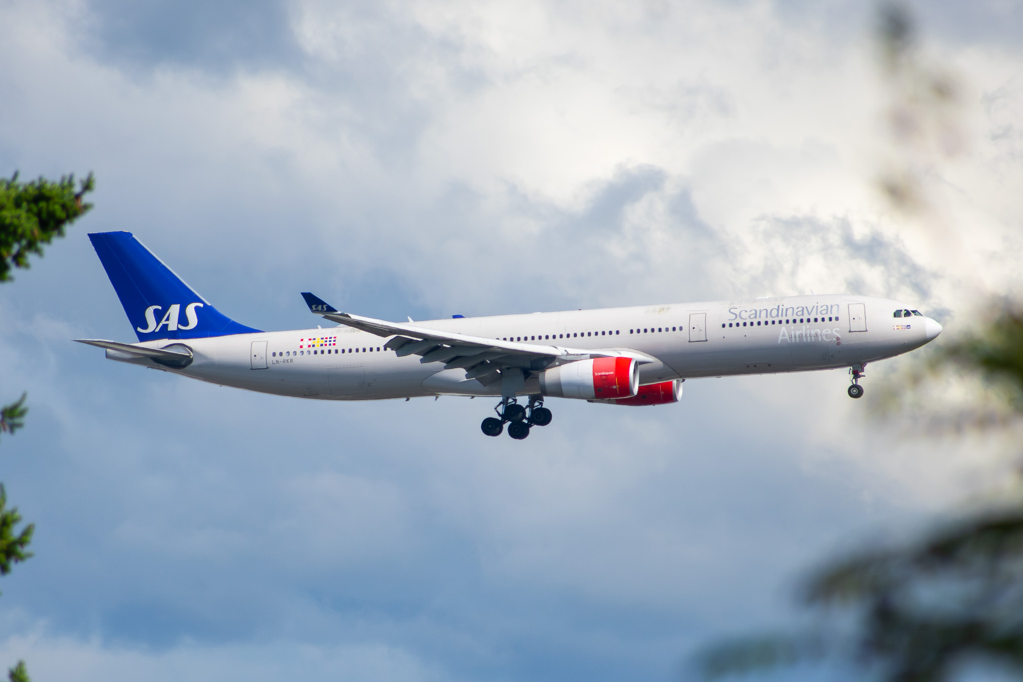 Full size: Scandinavian Airlines Airbus A330-300 LN-RKR at Seattle-Tacoma International Airport