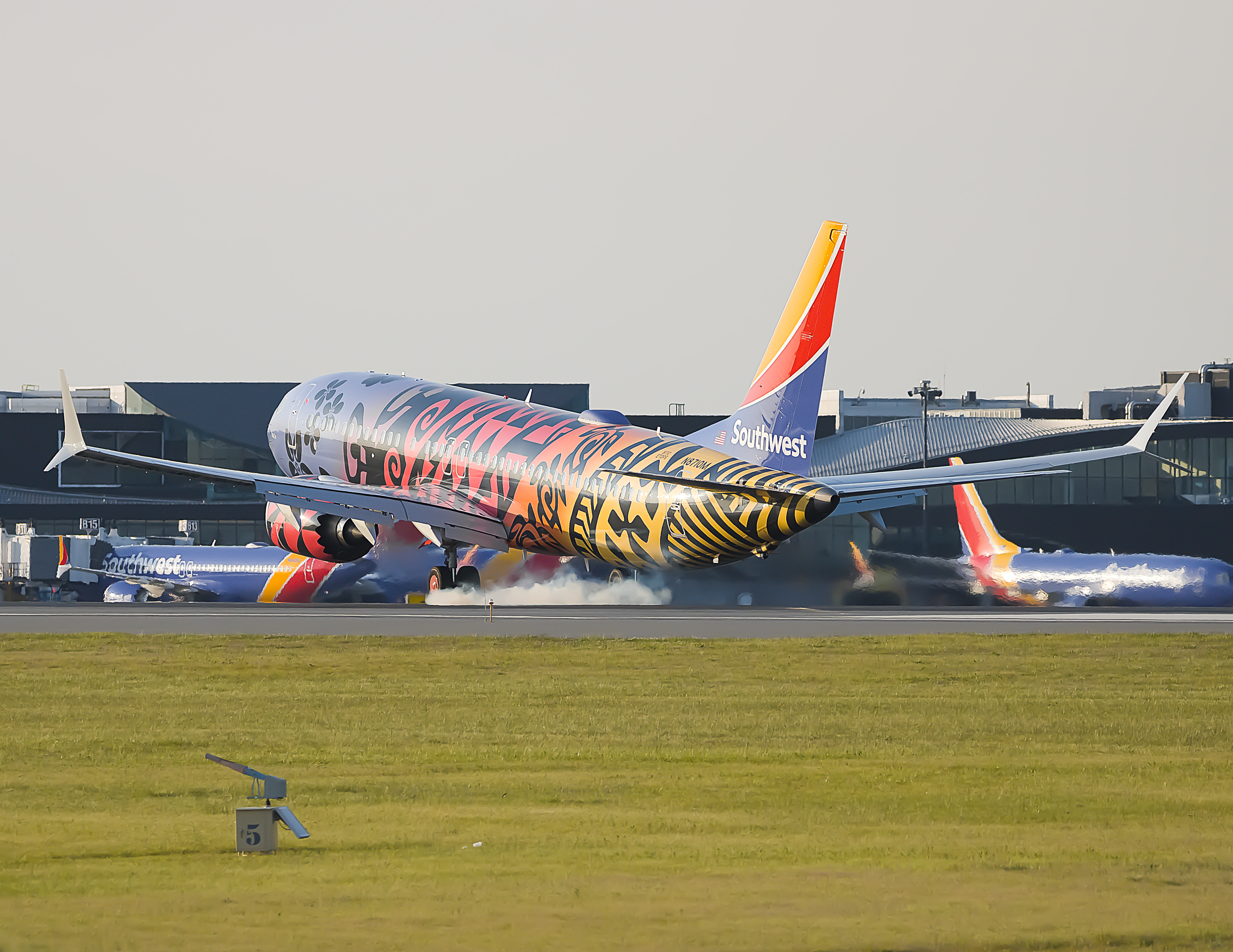 Full size: Southwest Airlines Boeing 737 MAX 8 N8710M at Baltimore/Washington International Thurgood Marshall Airport