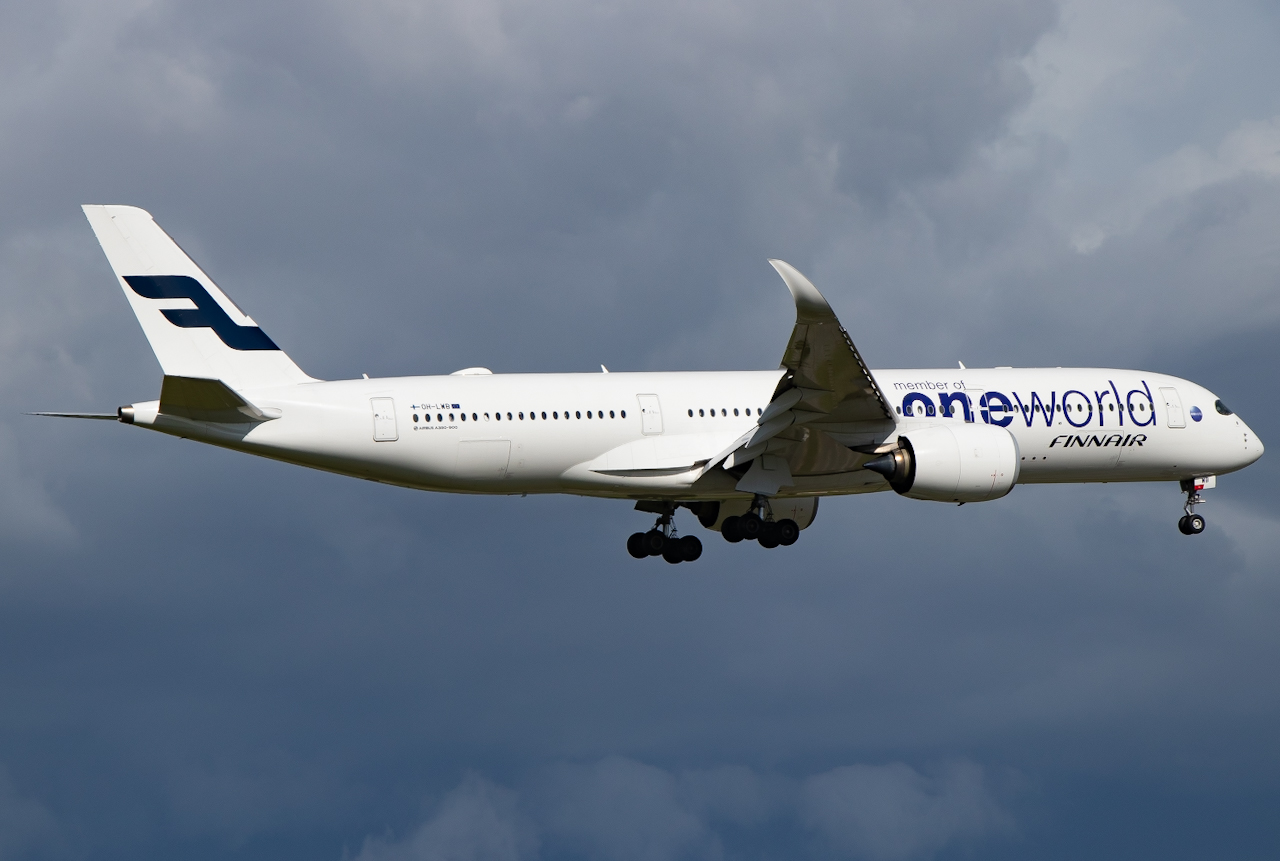 Full size: Finnair Airbus A350-900 OH-LWB at Tampa International Airport