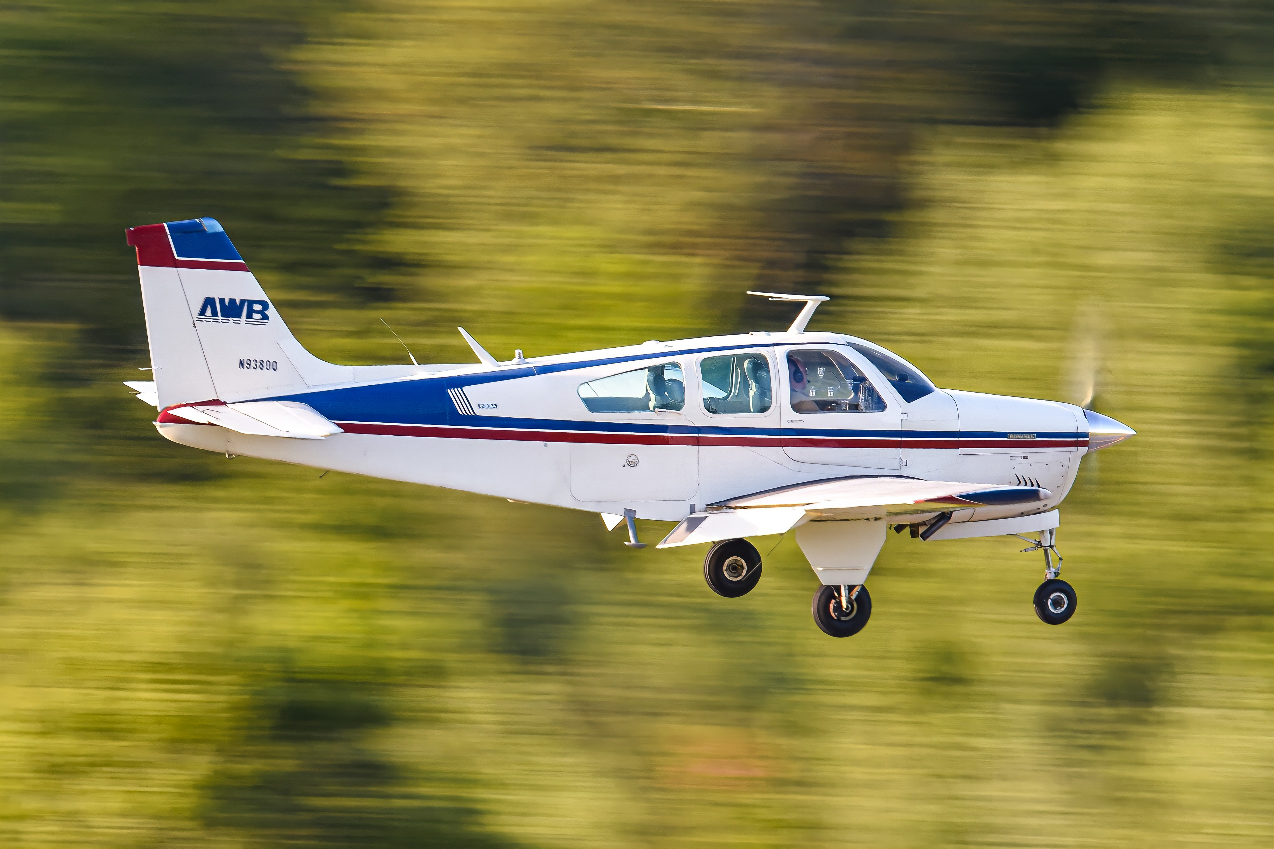 Full size: PRIVATE Beechcraft F33A Bonanza N9380Q at Laurence G Hanscom Field Airport