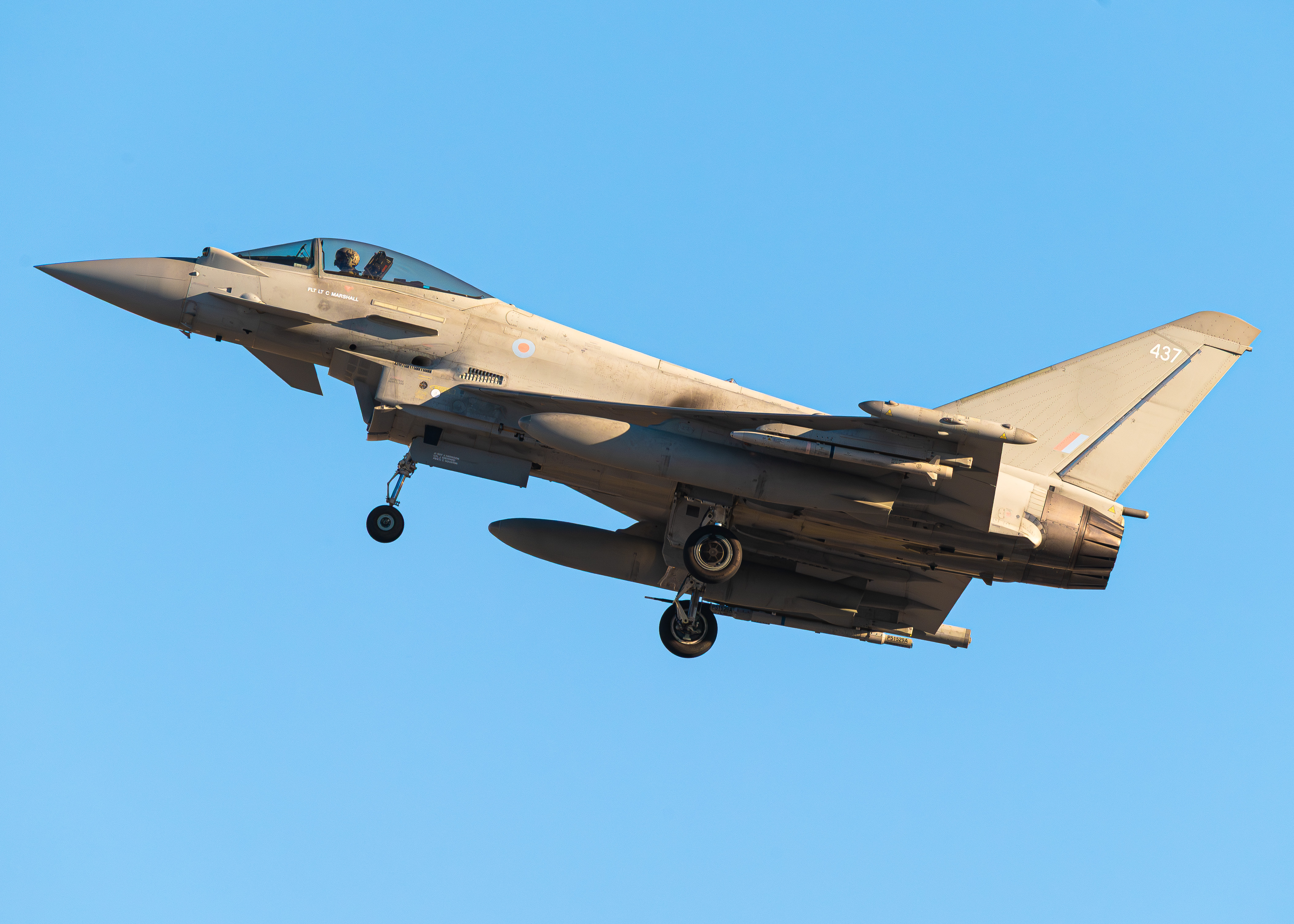 Full size: United Kingdom Eurofighter Typhoon FGR4 ZK437 at Nellis Air Force Base