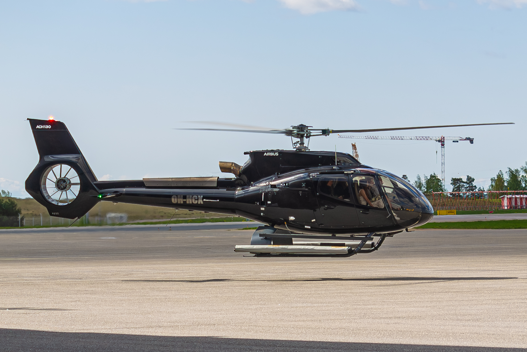 Full size: Helsinki CityCopter Airbus H130 OH-HCX at Helsinki Vantaa Airport