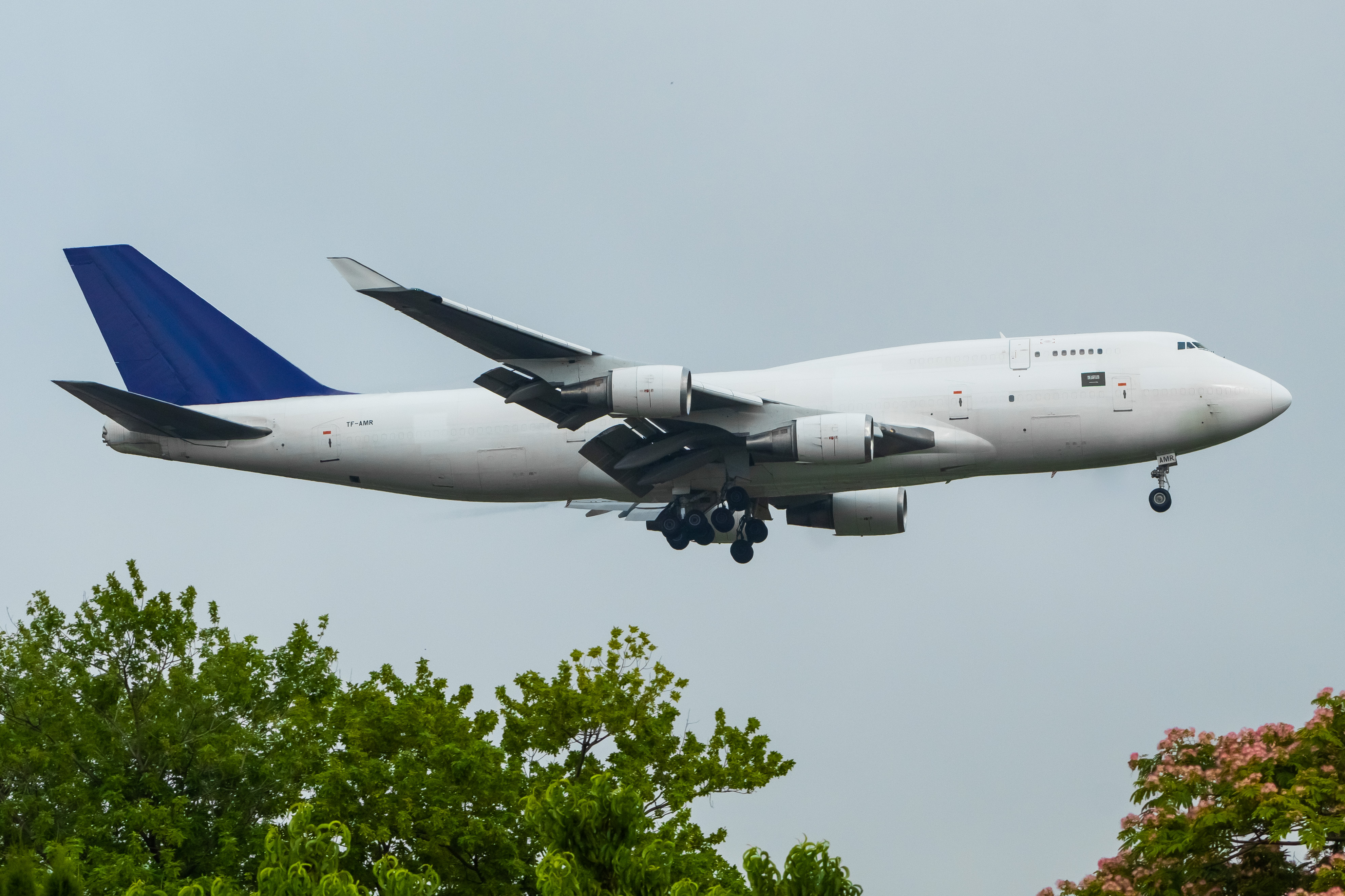 Full size: Saudia Cargo Boeing 747-400F TF-AMR at John F. Kennedy International Airport