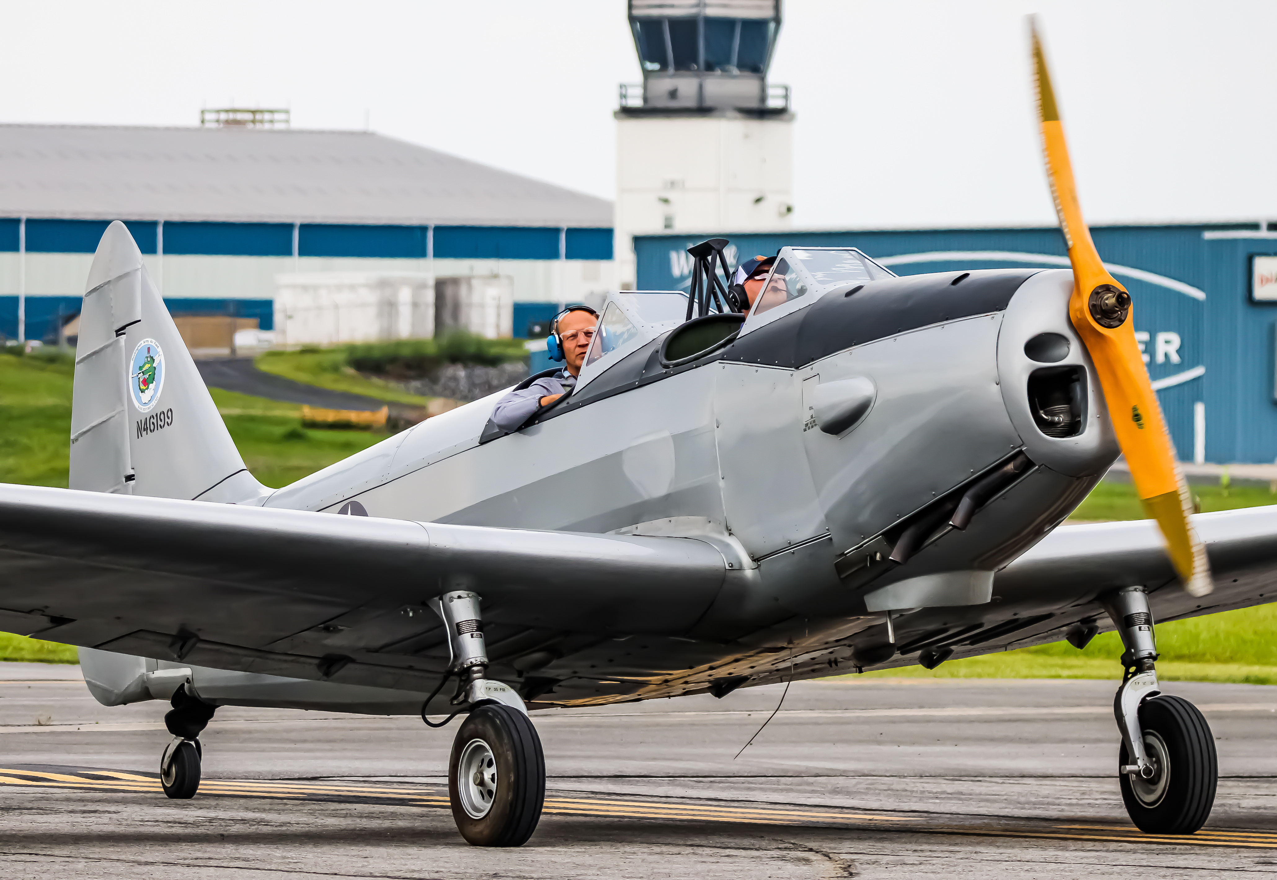 Full size: PRIVATE Fairchild PT-19 N46199 at Hagerstown Regional Airport-Richard A Henson Field