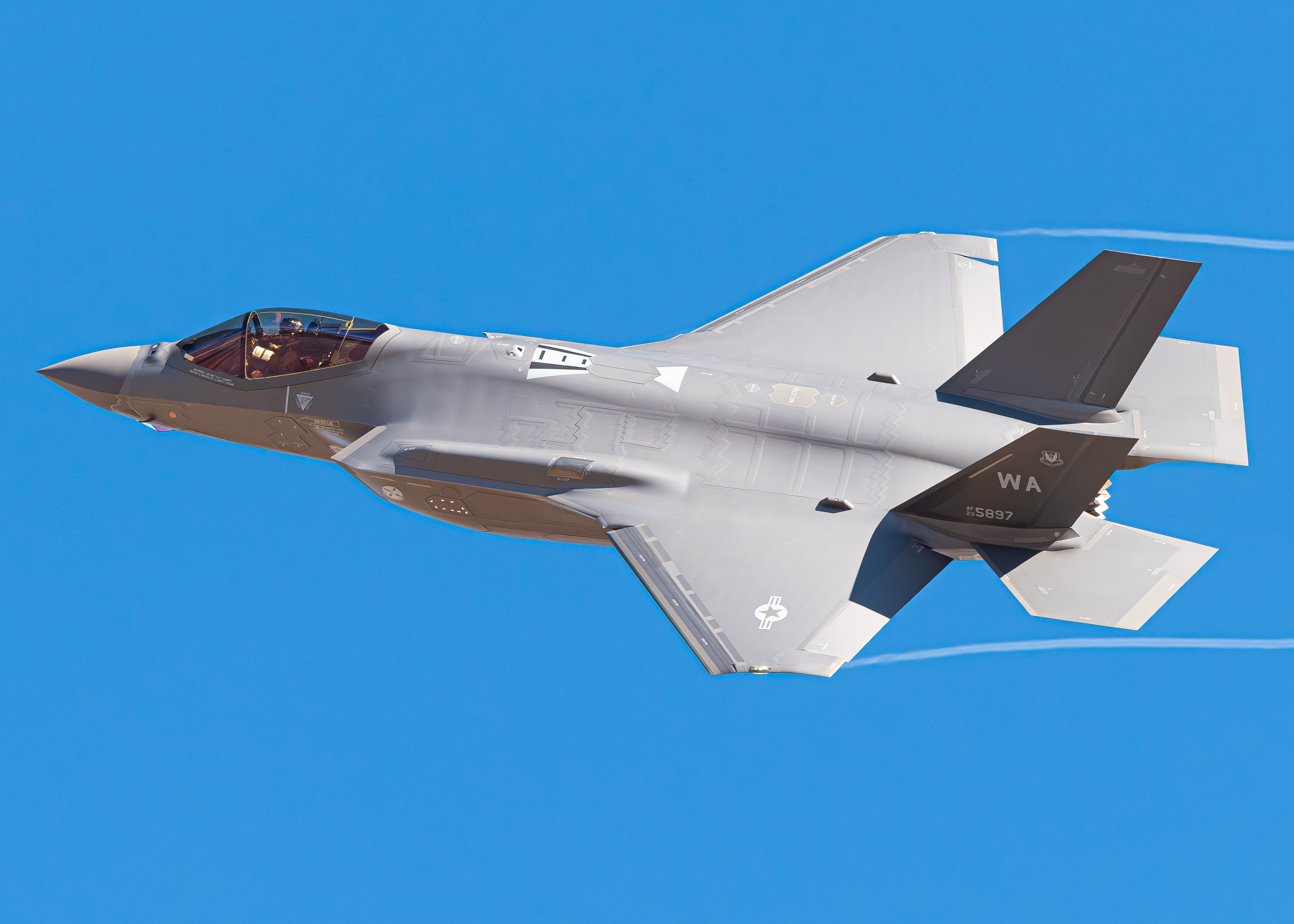 Full size: USAF - United States Air Force Lockheed Martin F-35 Lightning 23-5897 at Nellis Air Force Base