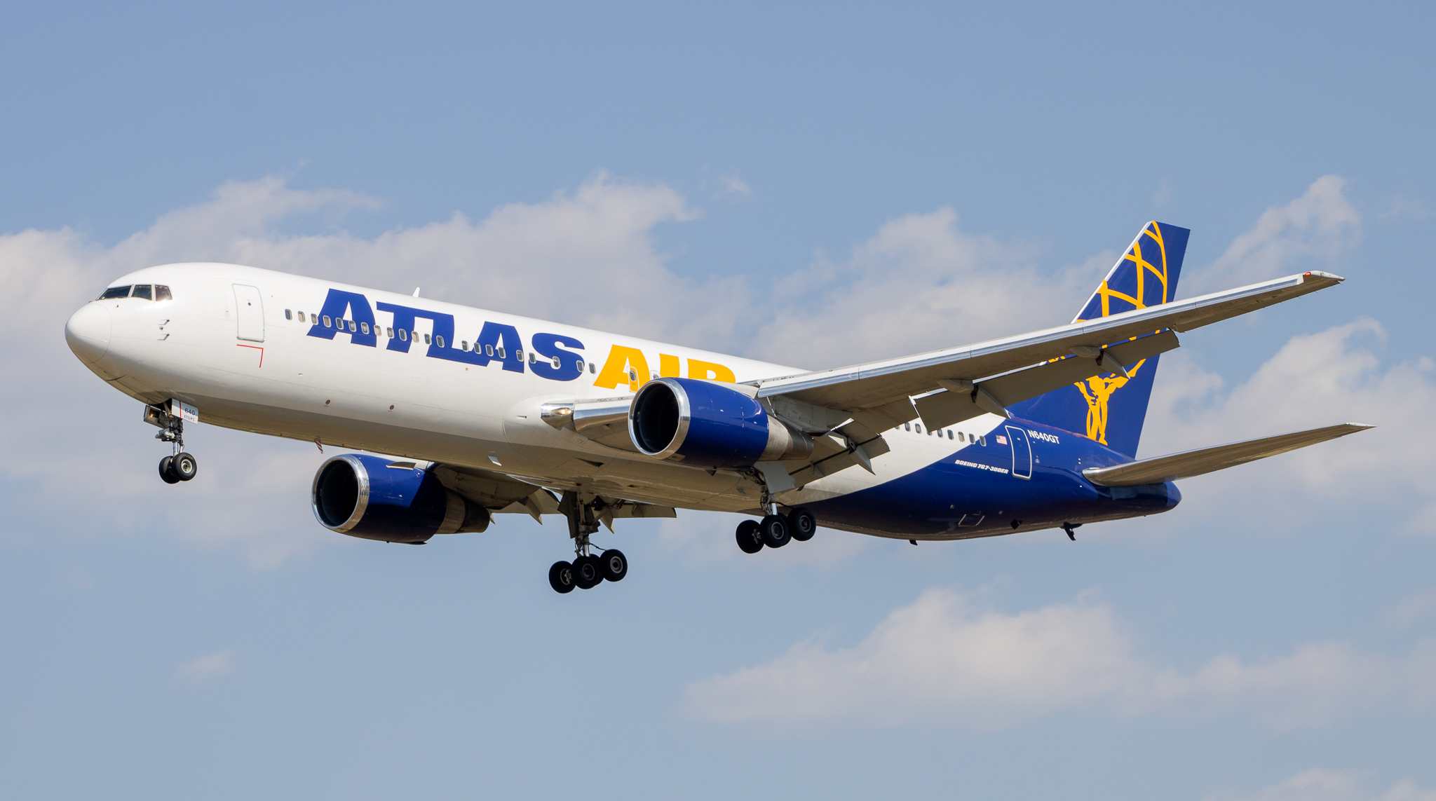 Full size: Atlas Air Boeing 767-300ER N640GT at Baltimore/Washington International Thurgood Marshall Airport
