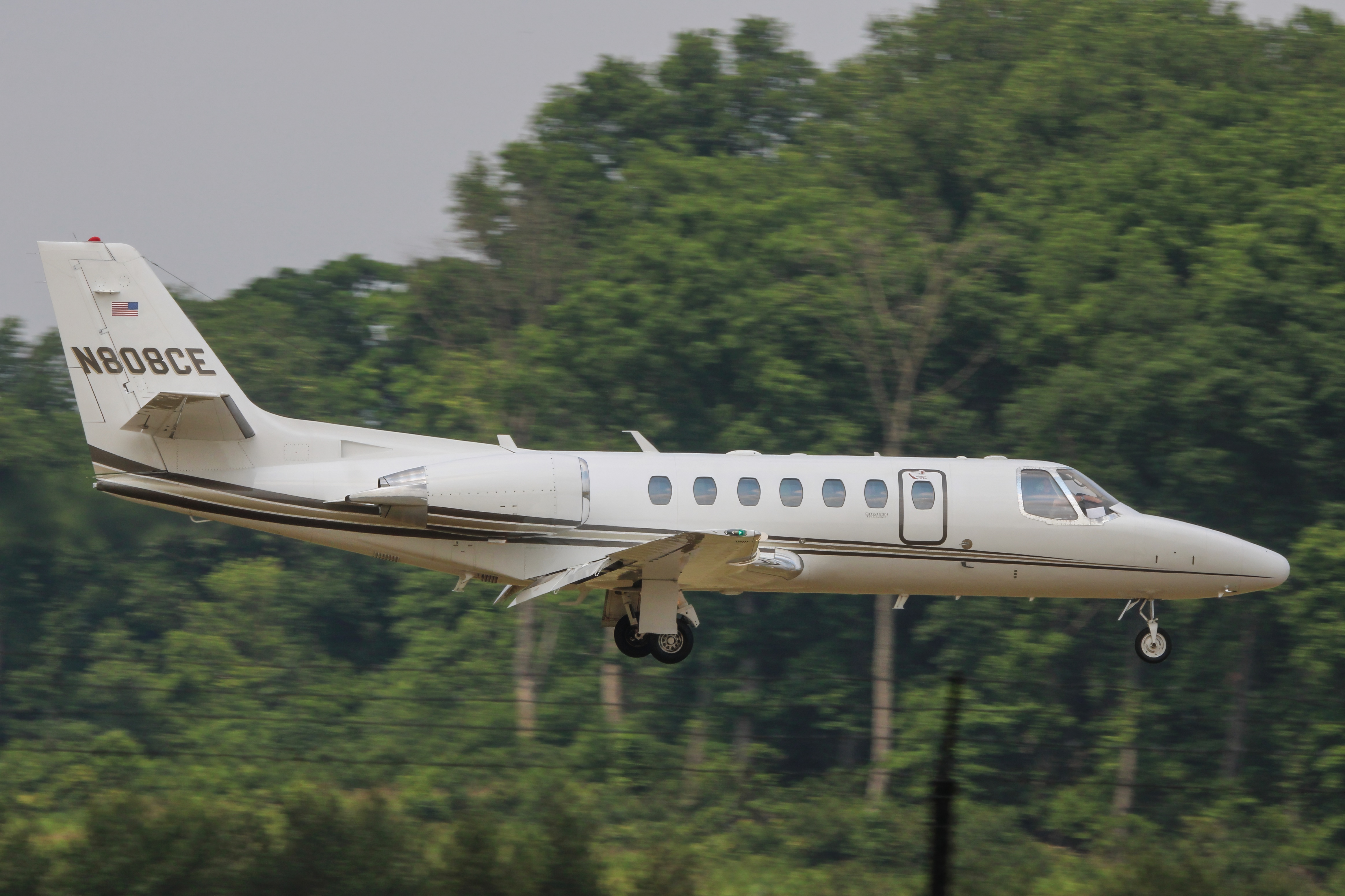 Full size: PRIVATE Cessna Citation C560 N808CE at Reading Regional Airport/Carl A Spaatz Field