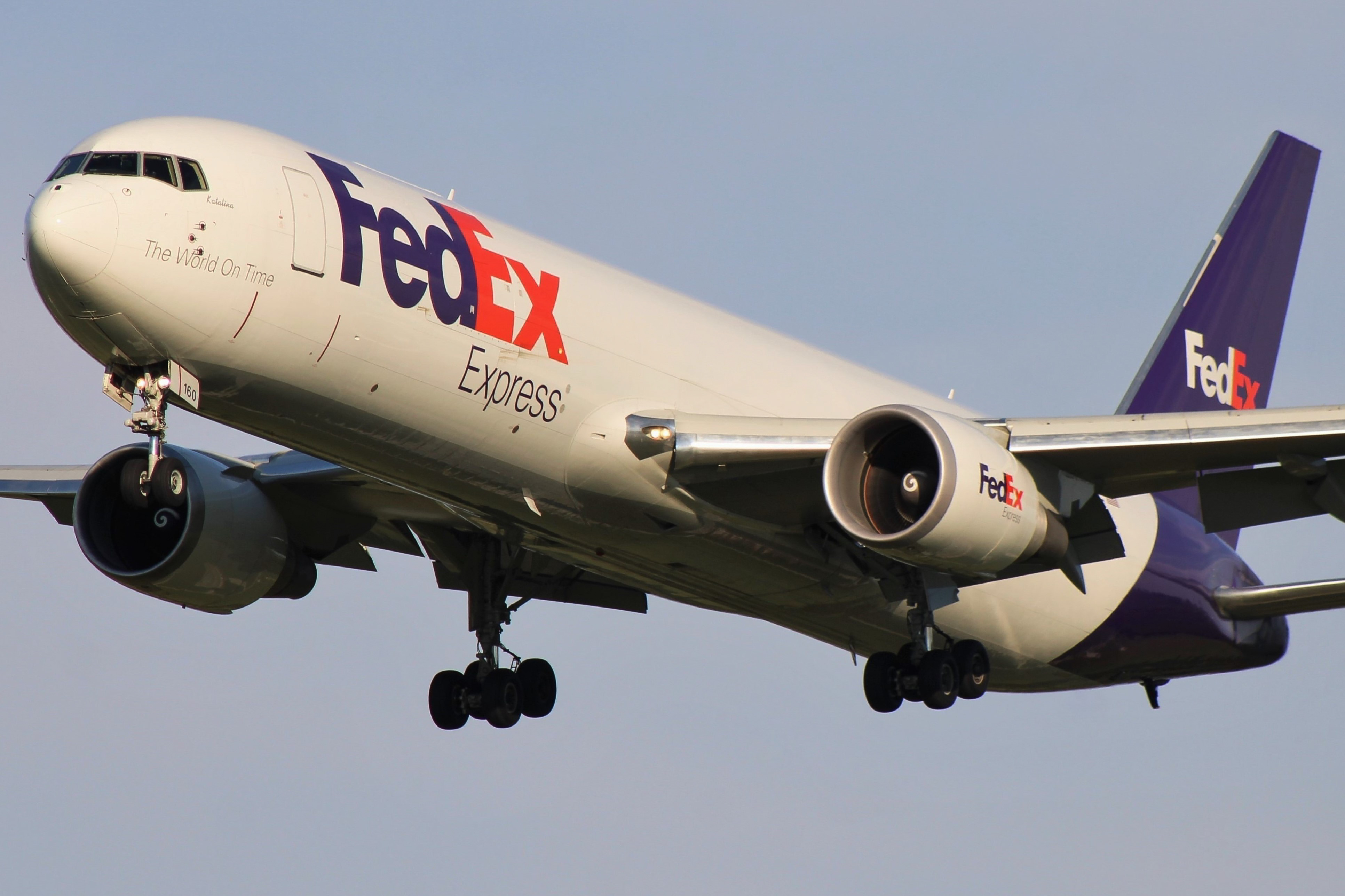 Full size: FedEx Boeing 767-300F N160FE at Baltimore/Washington International Thurgood Marshall Airport