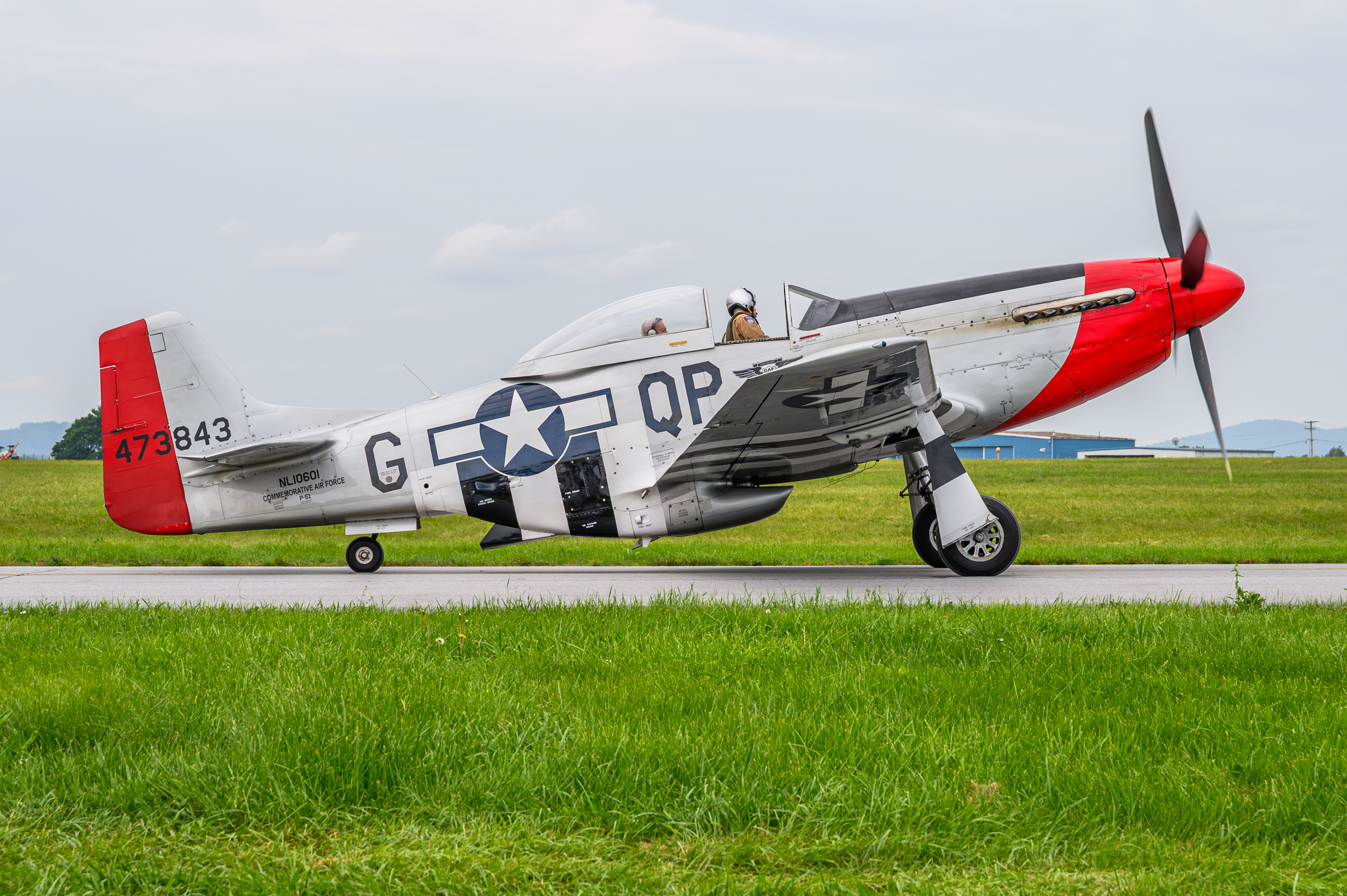 Full size: PRIVATE North American P-51 Mustang N10601 at Reading Regional Airport/Carl A Spaatz Field