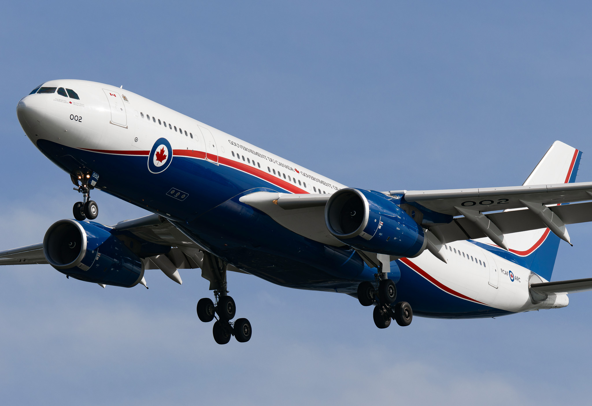 Full size: Royal Canadian Air Force Airbus CC-330 Husky 330002 at Tampa International Airport