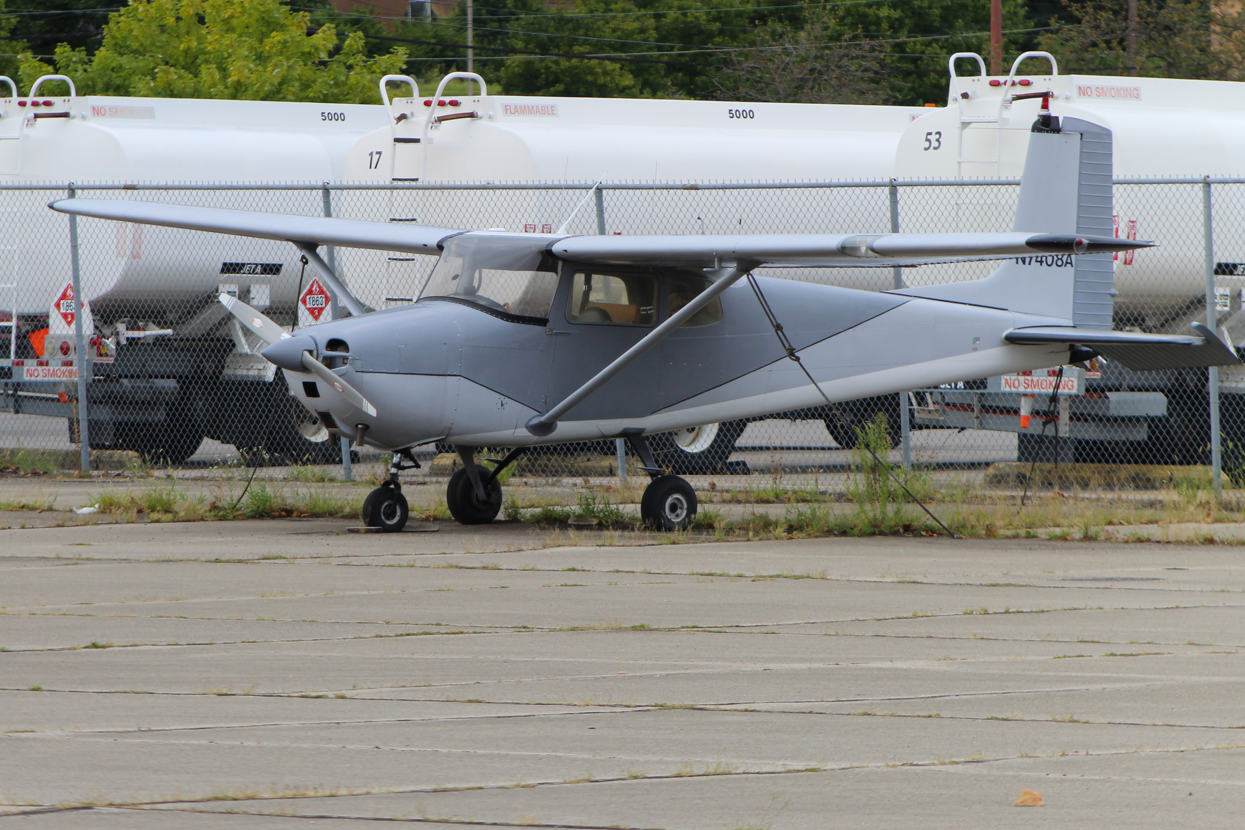 Full size: PRIVATE Cessna 172 N7408A at Cincinnati Municipal Airport/Lunken Field