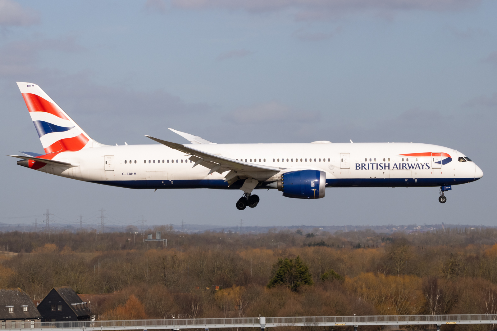Full size: British Airways Boeing 787-9 G-ZBKM at London Heathrow International Airport