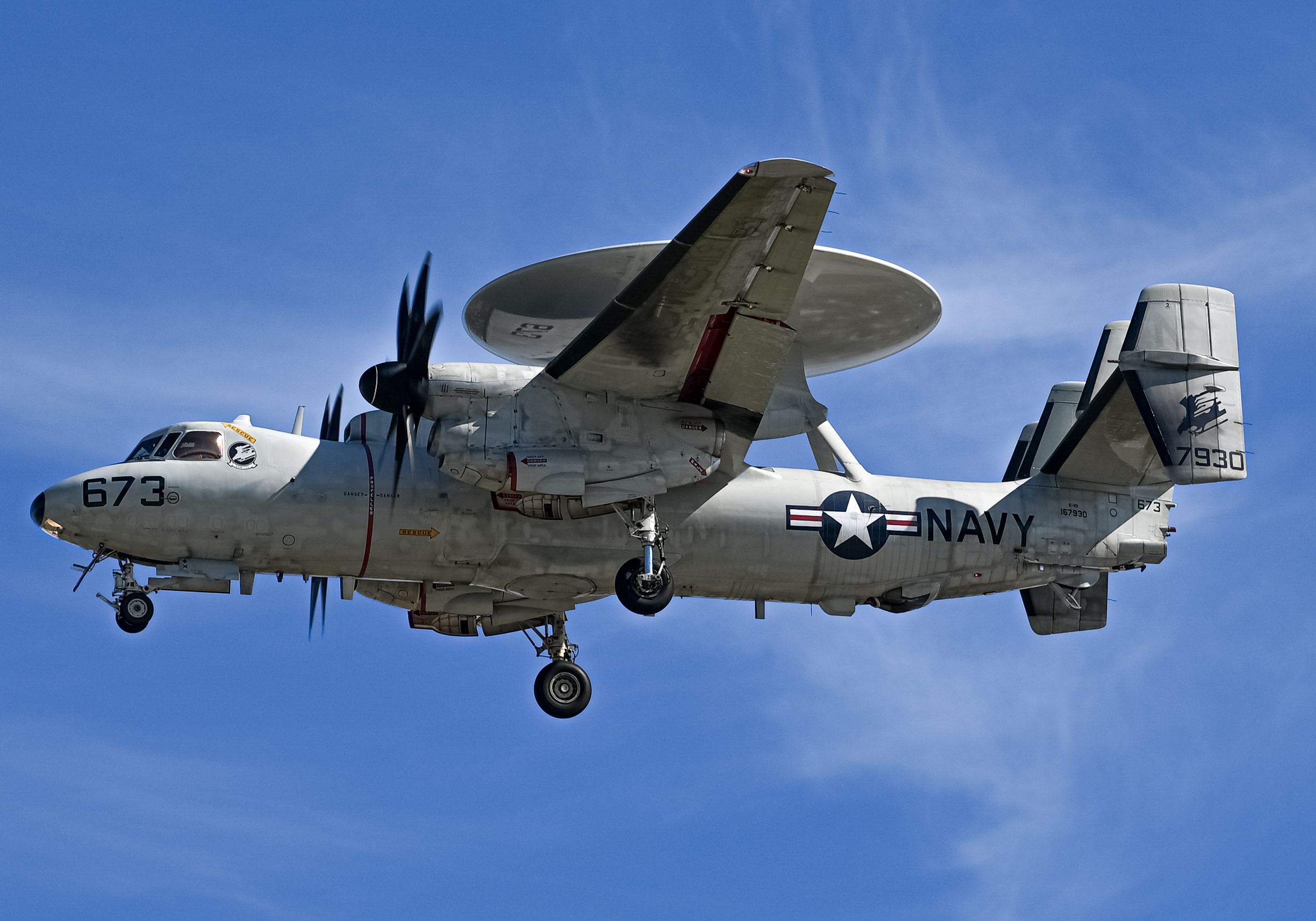 Full size: USN - United States Navy Grumman E-2 Hawkeye 167930 at North Island NAS