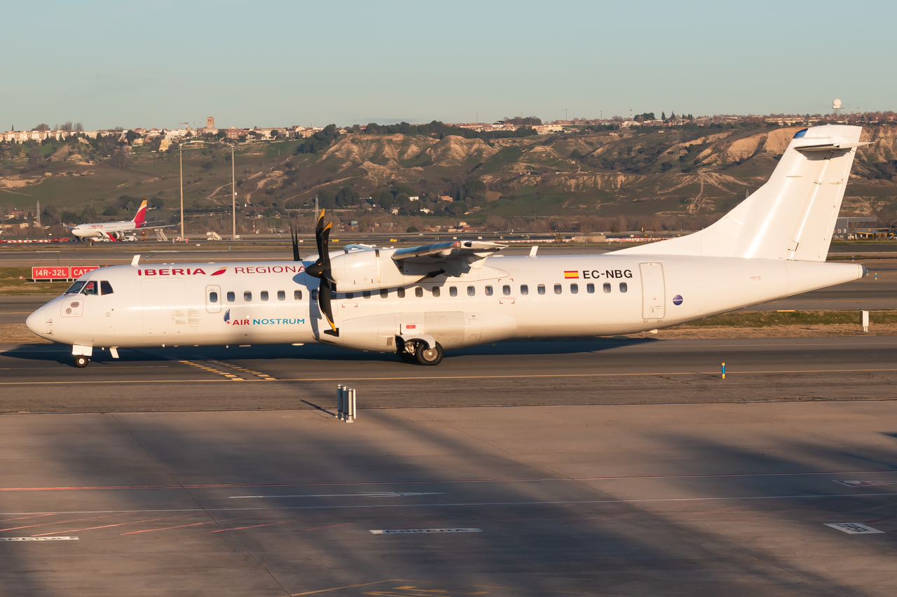 Full size: Air Nostrum ATR 72-600 EC-NBG at Madrid Barajas Airport