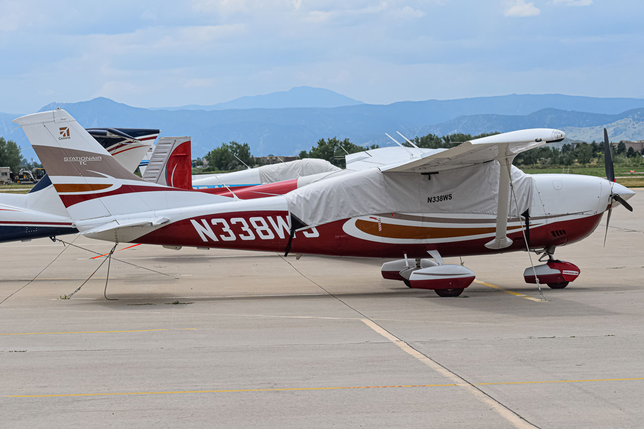 Full size: PRIVATE Cessna 172 N338WS at Vance Brand Airport