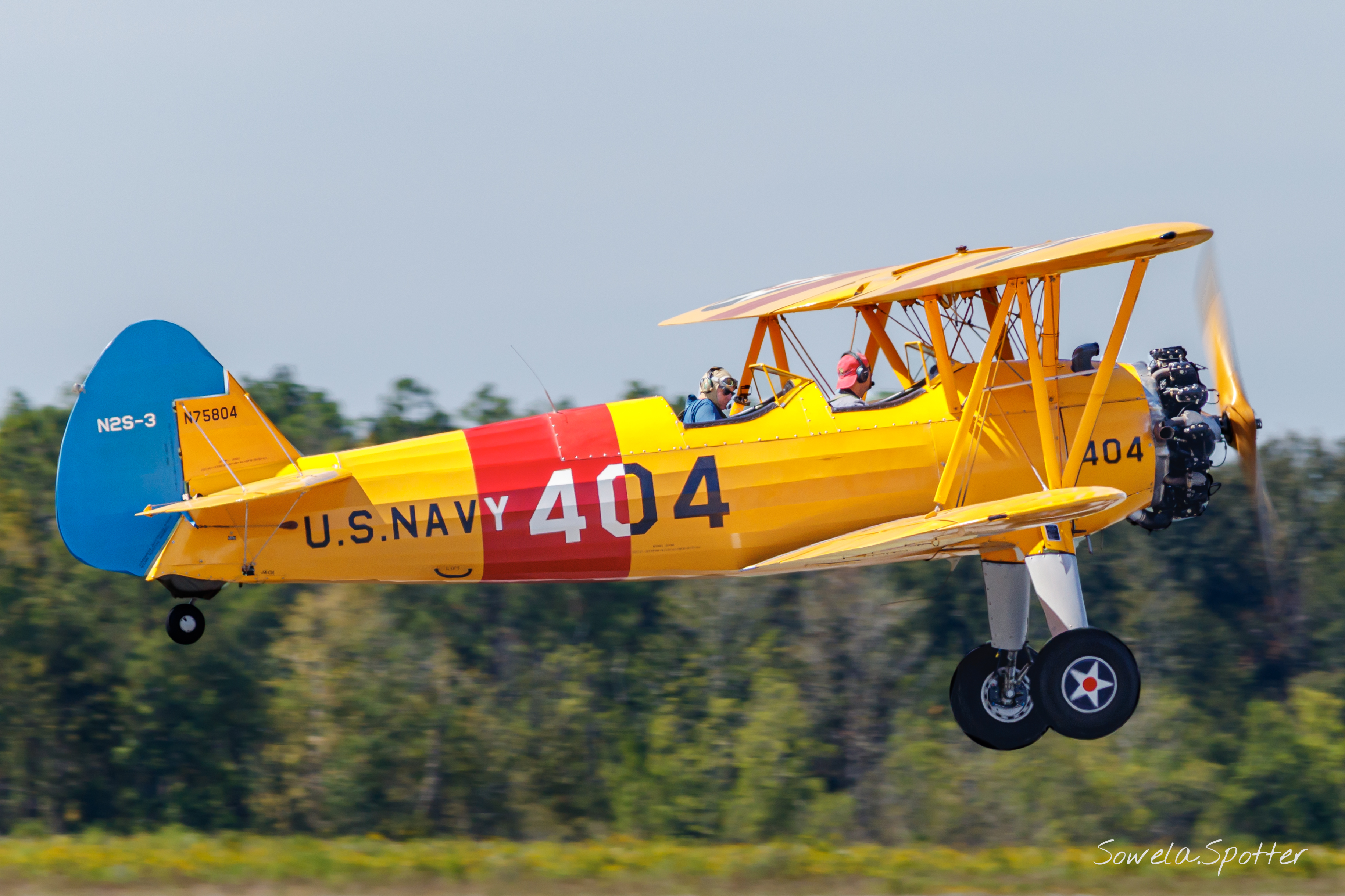 Full size: PRIVATE Boeing Stearman N75804 at Beauregard Regional