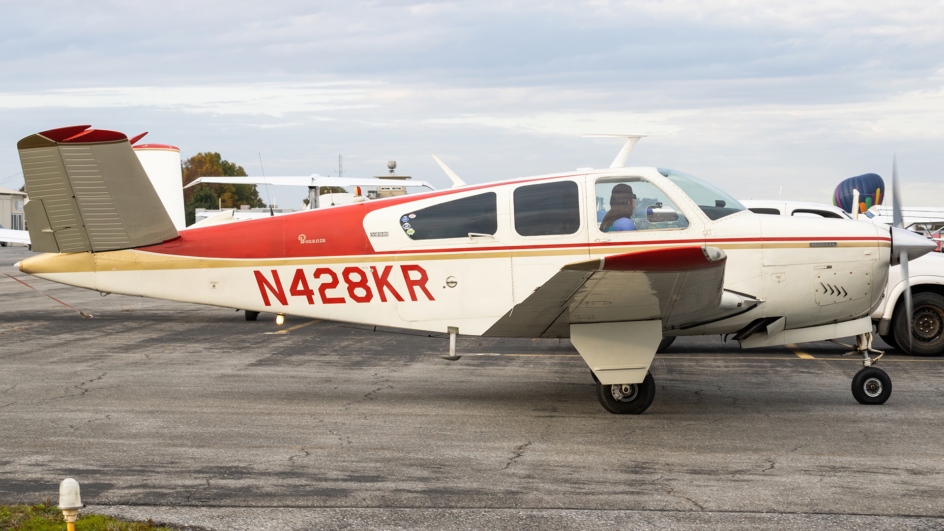 Full size: PRIVATE Beechcraft 35 Bonanza  N428KR at Frederick Municipal Airport