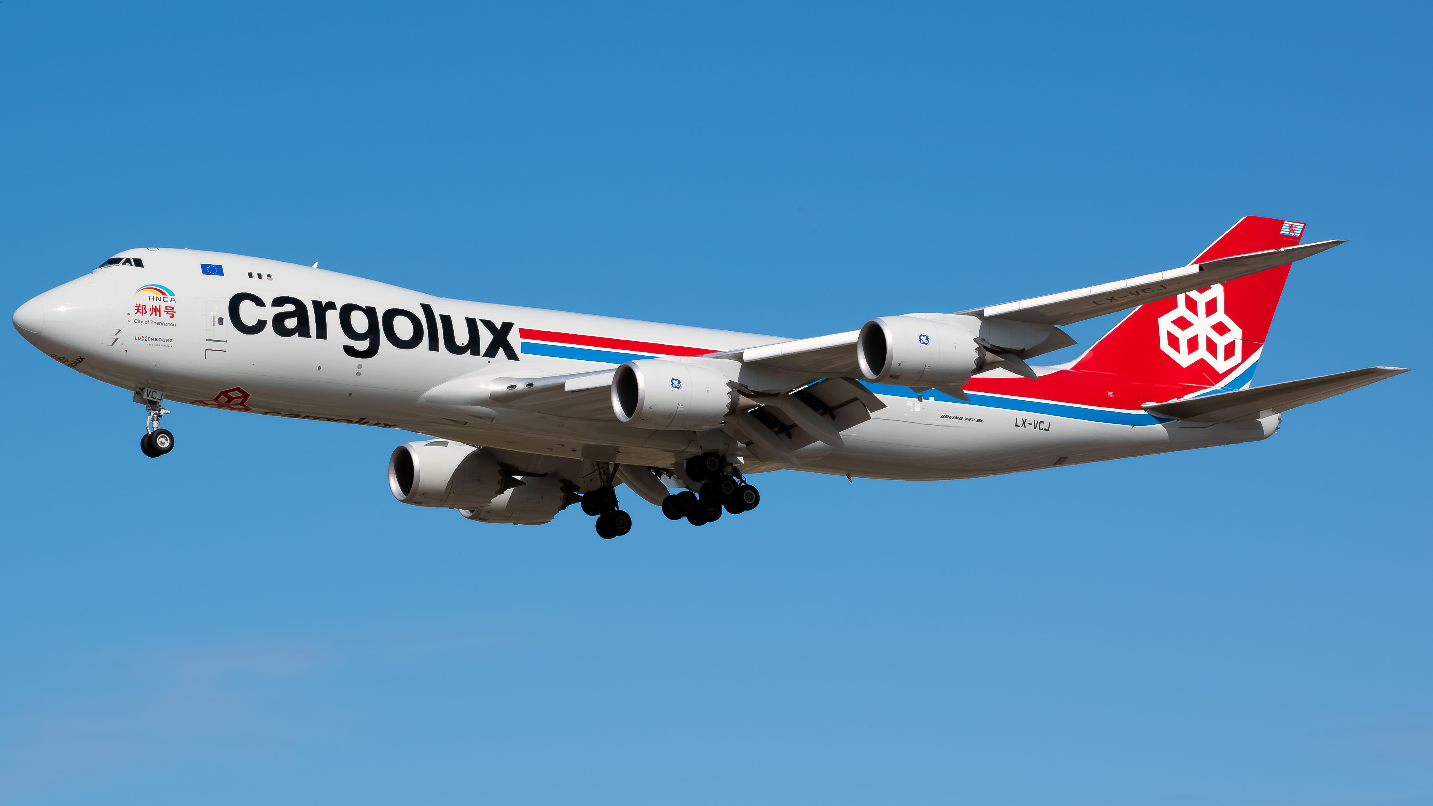 Full size: CargoLux Boeing 747-8F LX-VCJ at Chicago O'Hare International Airport