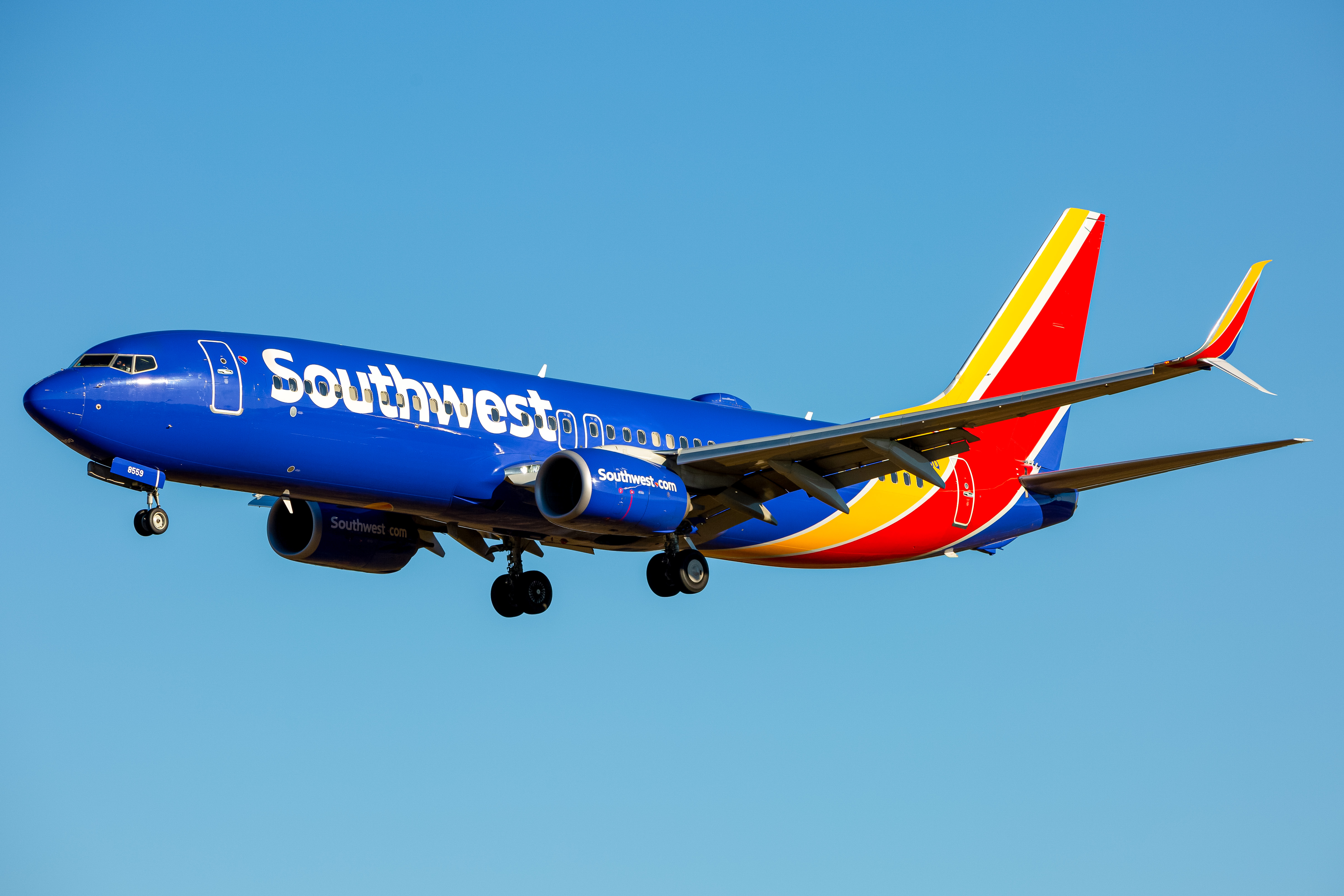 Full size: Southwest Airlines Boeing 737-800 N8559Q at Baltimore/Washington International Thurgood Marshall Airport