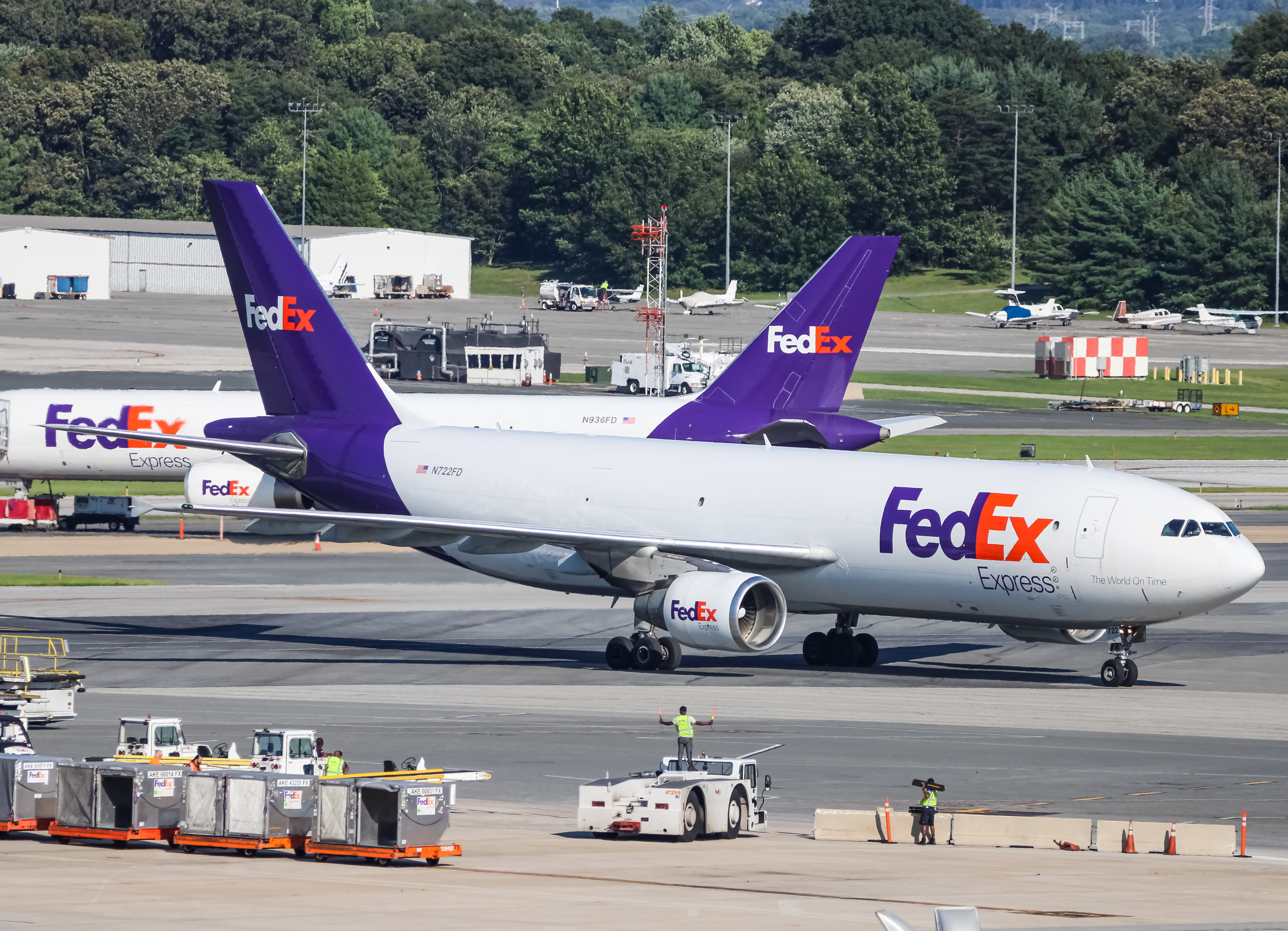 Full size: FedEx Airbus A300F-600 N722FD at Baltimore/Washington International Thurgood Marshall Airport
