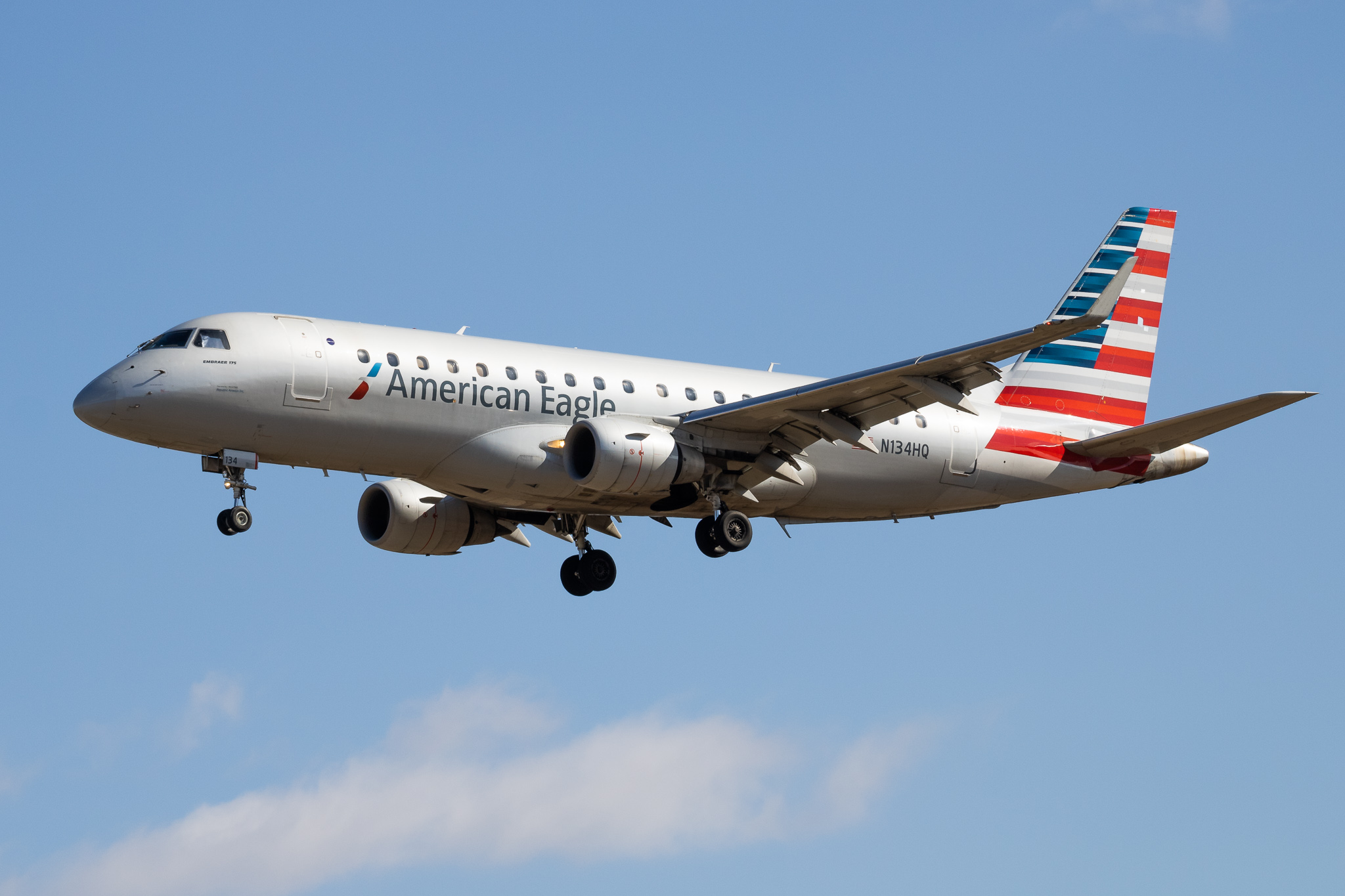 Full size: Republic Airways Embraer E175 N134HQ at Baltimore/Washington International Thurgood Marshall Airport