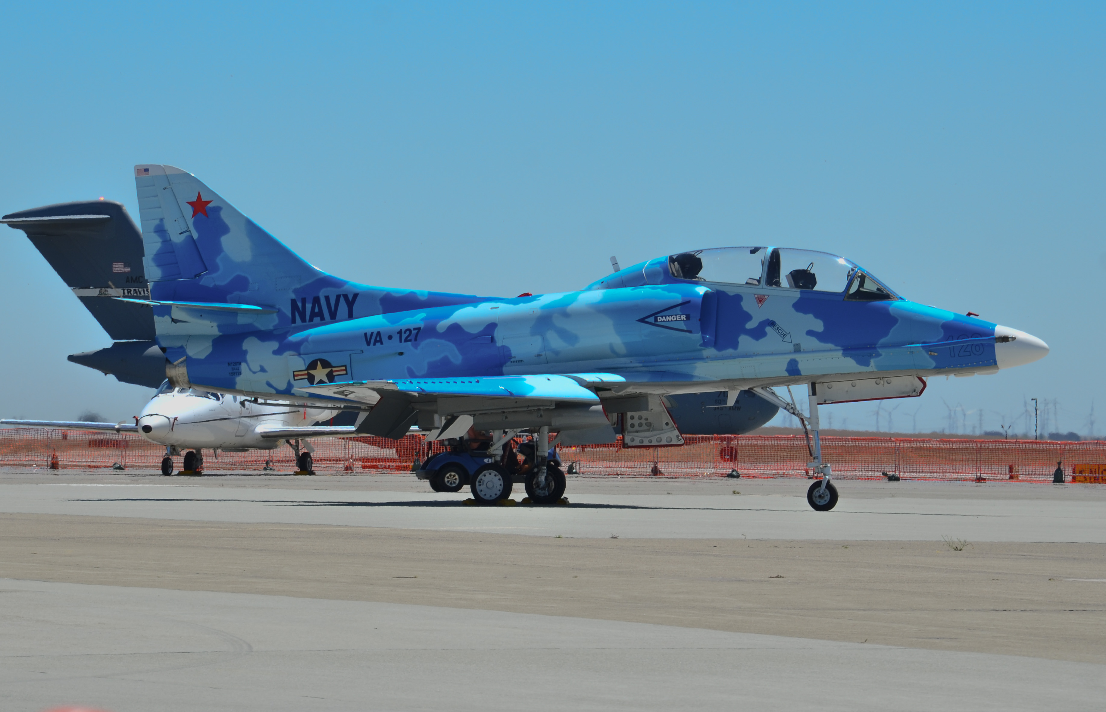 Full size: PRIVATE Douglas A-4 Skyhawk N128TA at Fairfield Travis Air Force Base