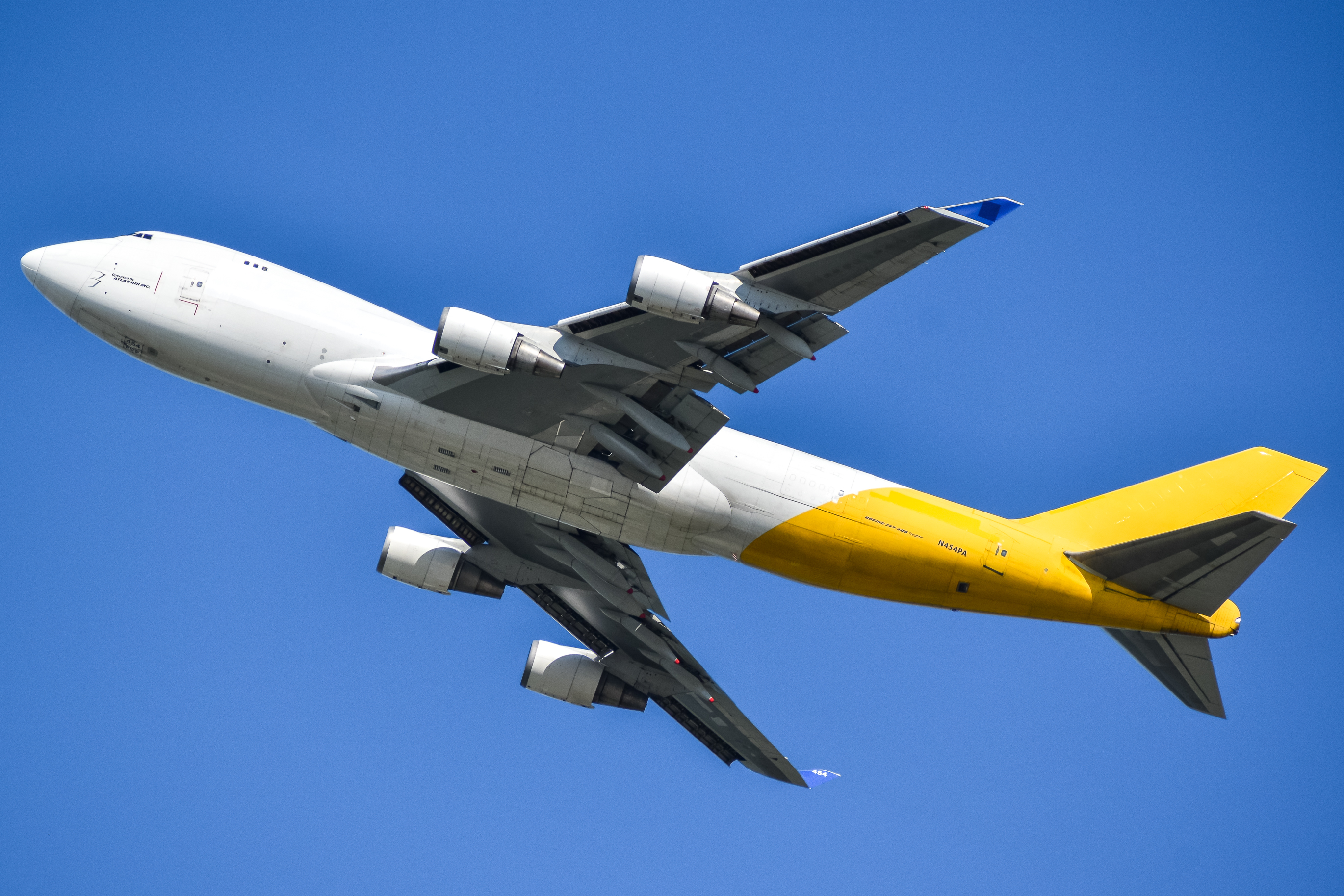 Full size: Polar Air Boeing 747-400F N454PA at Cincinnati/Northern Kentucky International Airport