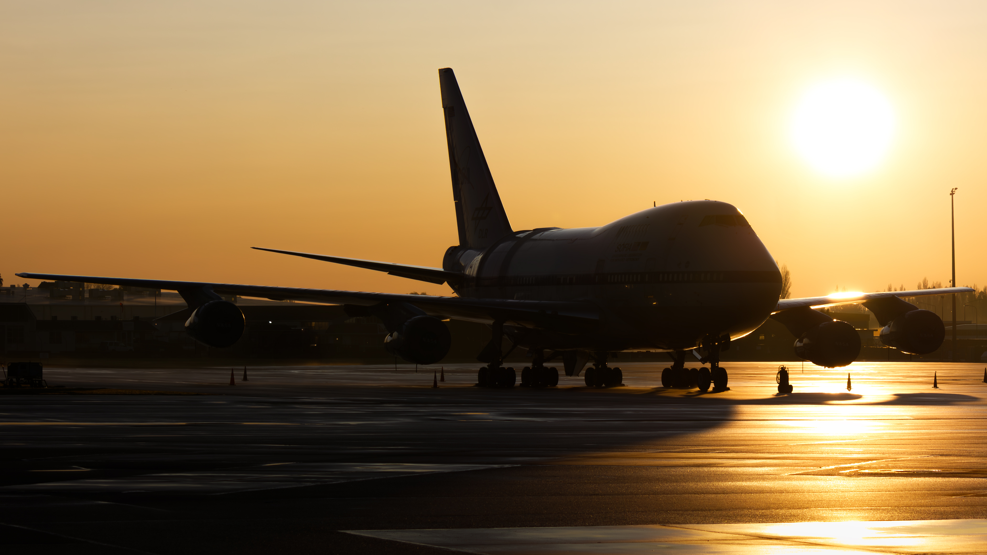 Full size: NASA Boeing 747SP N747NA at Christchurch International Airport